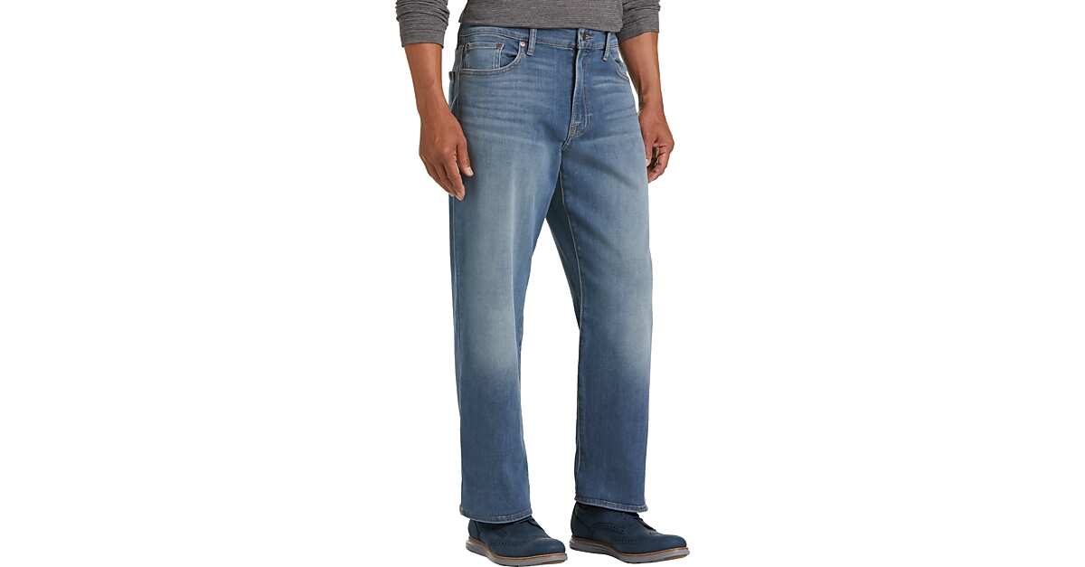 Lucky Brand 361 Grand Mesa Light Blue Wash Classic Fit Jeans - Men's ...