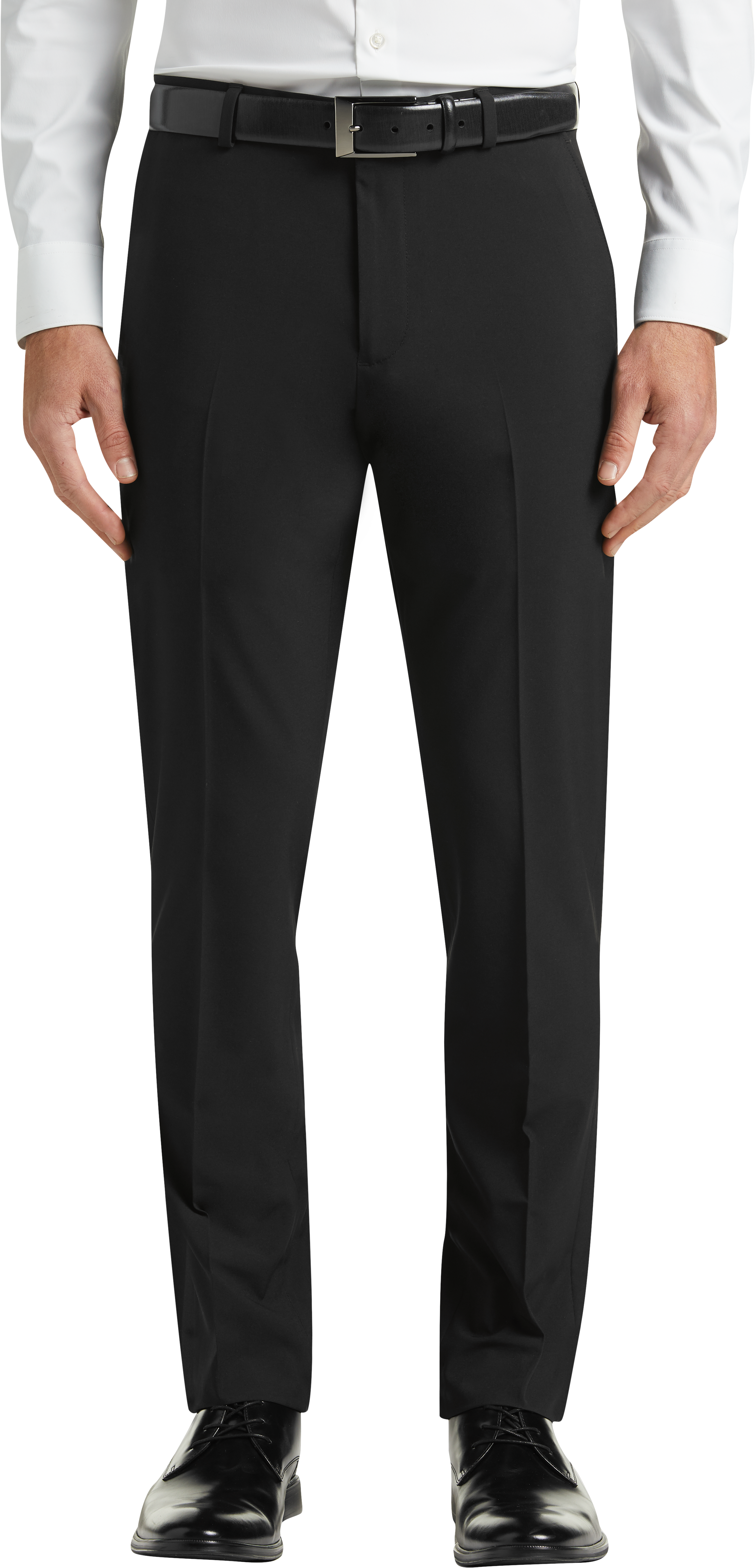 Perry Ellis Premium Slim Fit Tech Dress Pants, Black - Men's Sale | Men ...