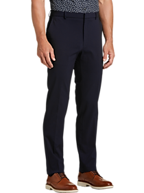 Tommy Hilfiger Modern Fit Casual Pants, Blue
