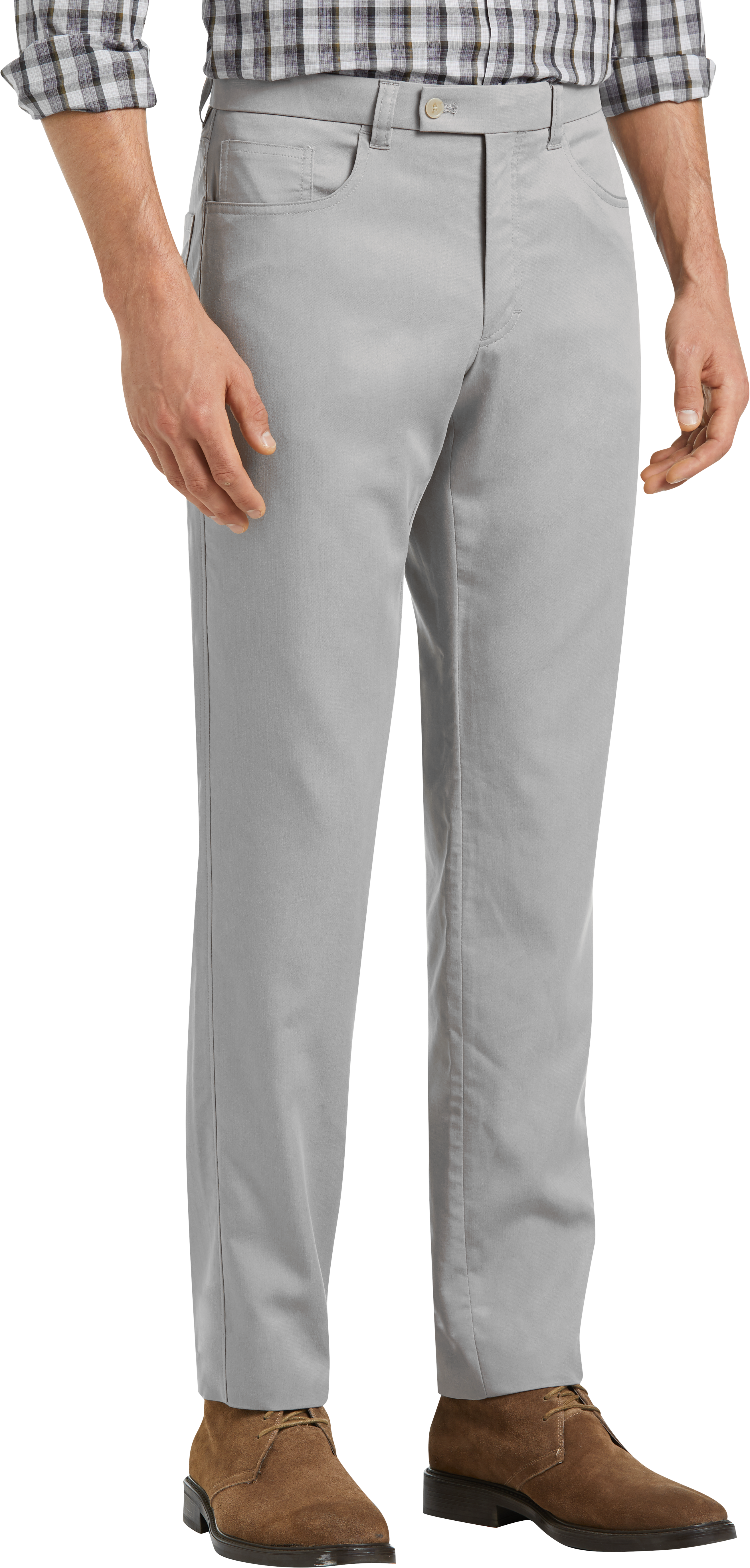 gray casual pants