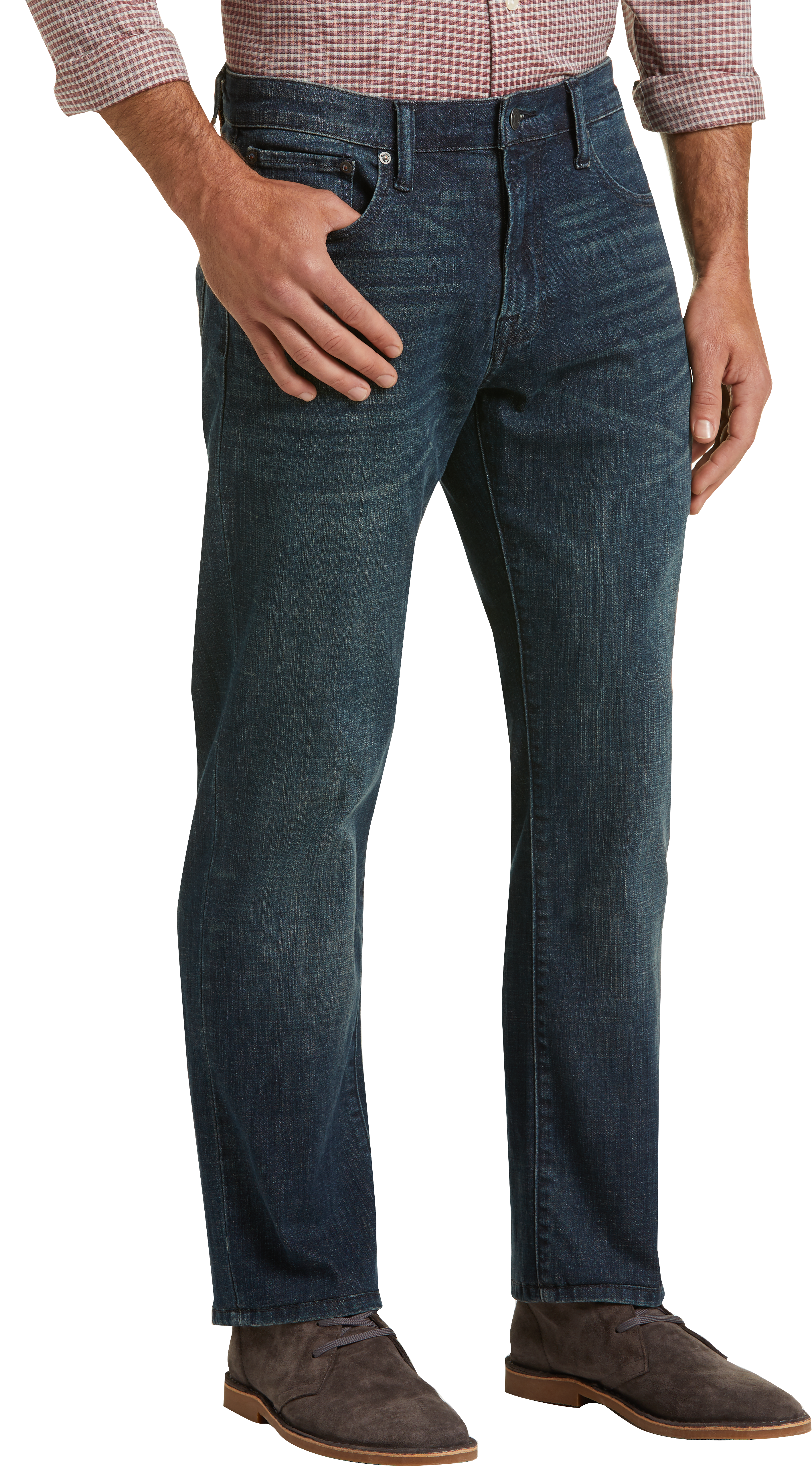 Lucky Brand 221 Brinny Deep Dark Wash Straight Leg Jeans - Men's Sale ...