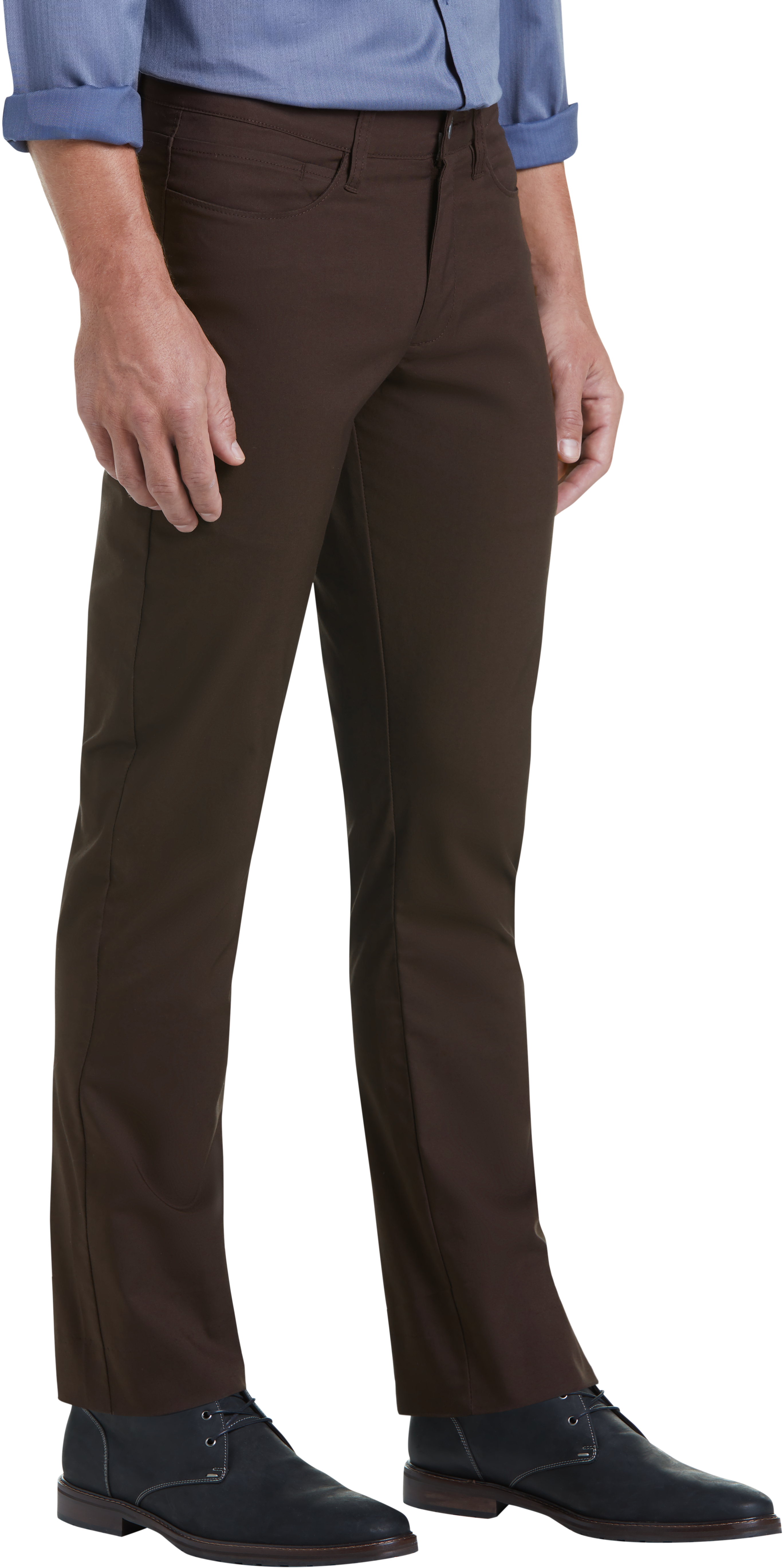 mens brown casual pants
