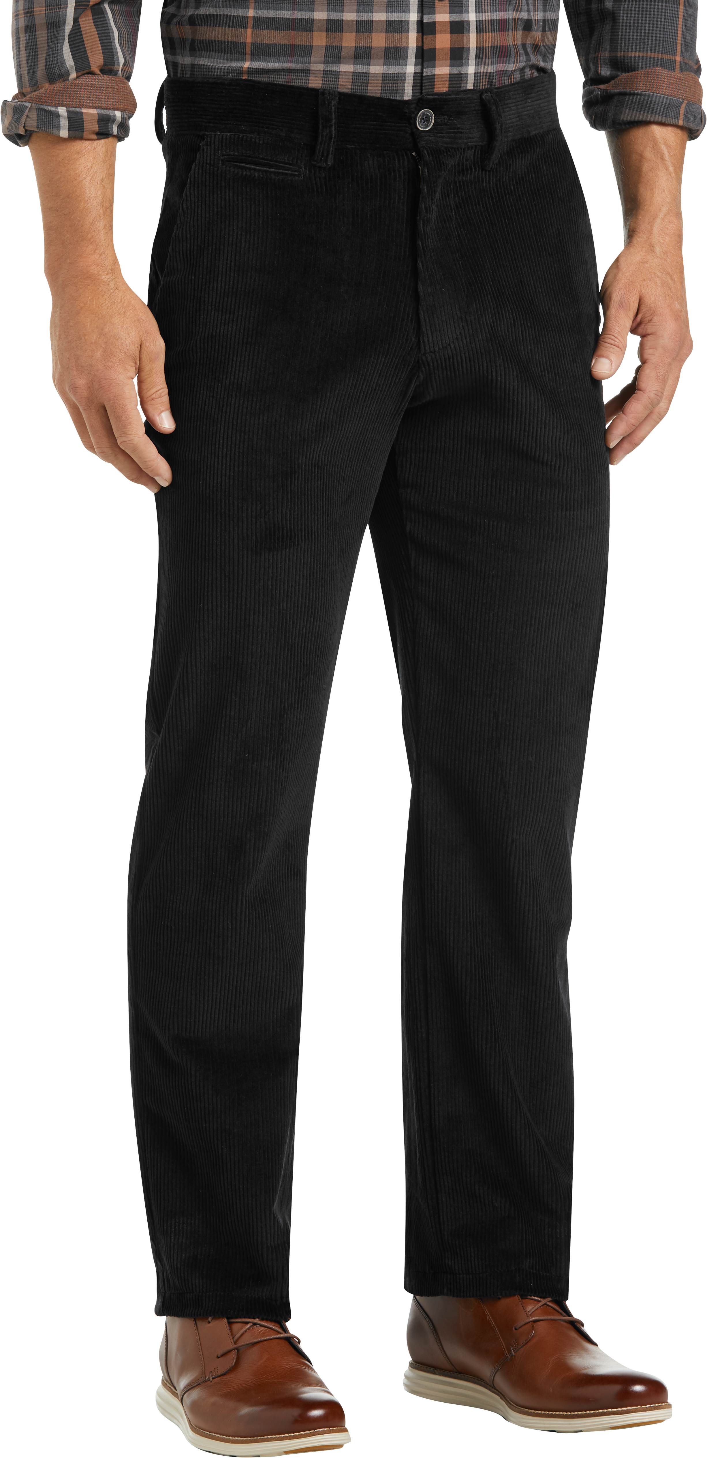 black corduroy mens pants