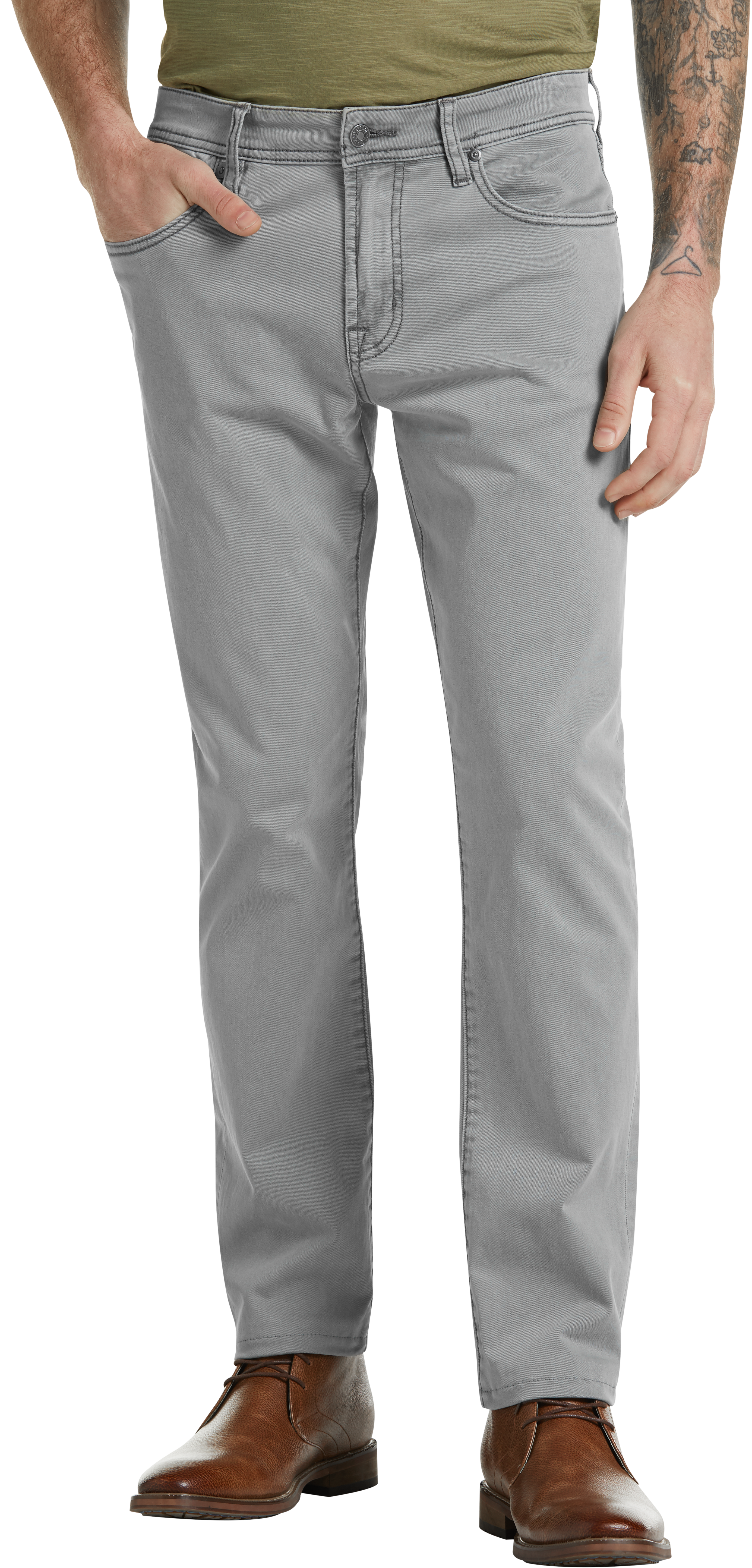 slim fit casual pants