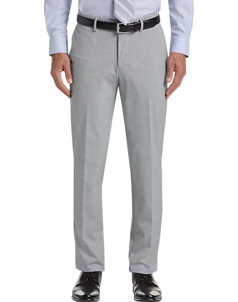 Frente a ti Encommium Mancha Haggar Premium 4-Way Stretch Dress Pants, Light Gray - Men's Pants | Men's  Wearhouse