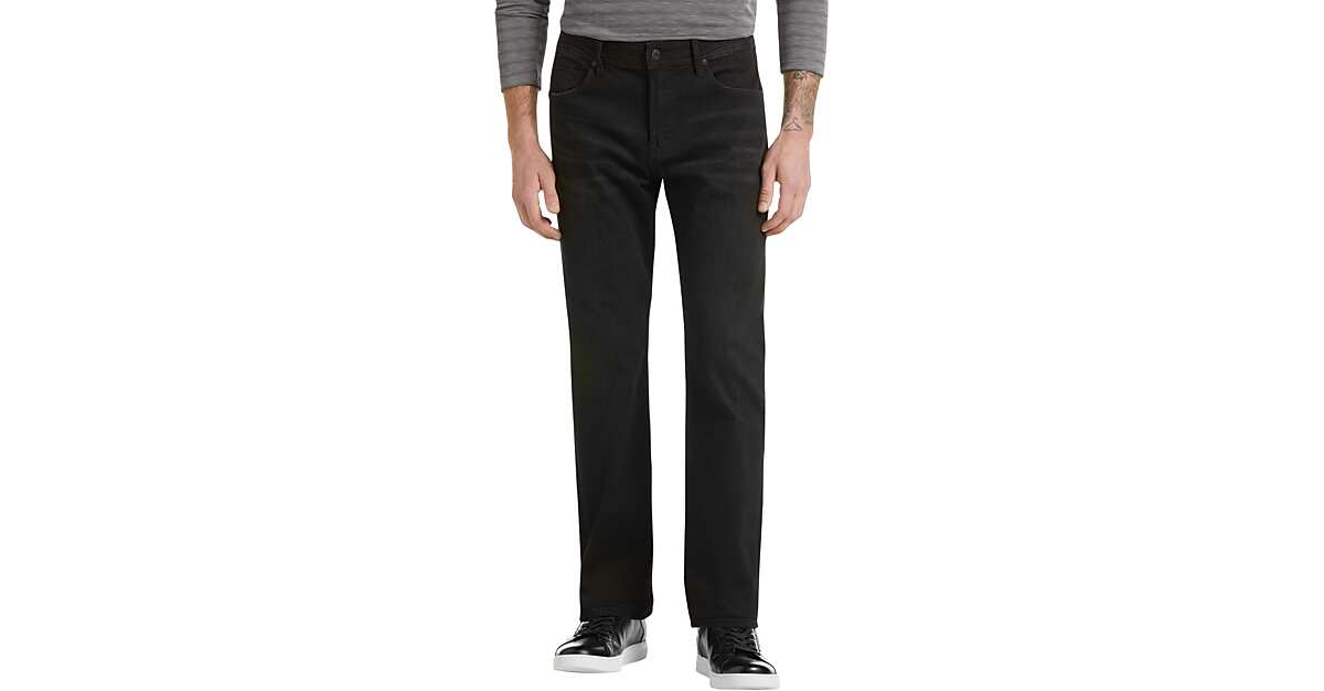 black relaxed fit jeans
