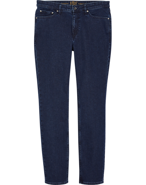 JOE Joseph Abboud Saga Dark Blue Wash Skinny Jeans - Men's Pants | Men ...