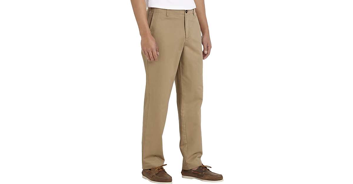 Joseph Abboud Tan Modern Fit Essential Chino Men's Pants Men's