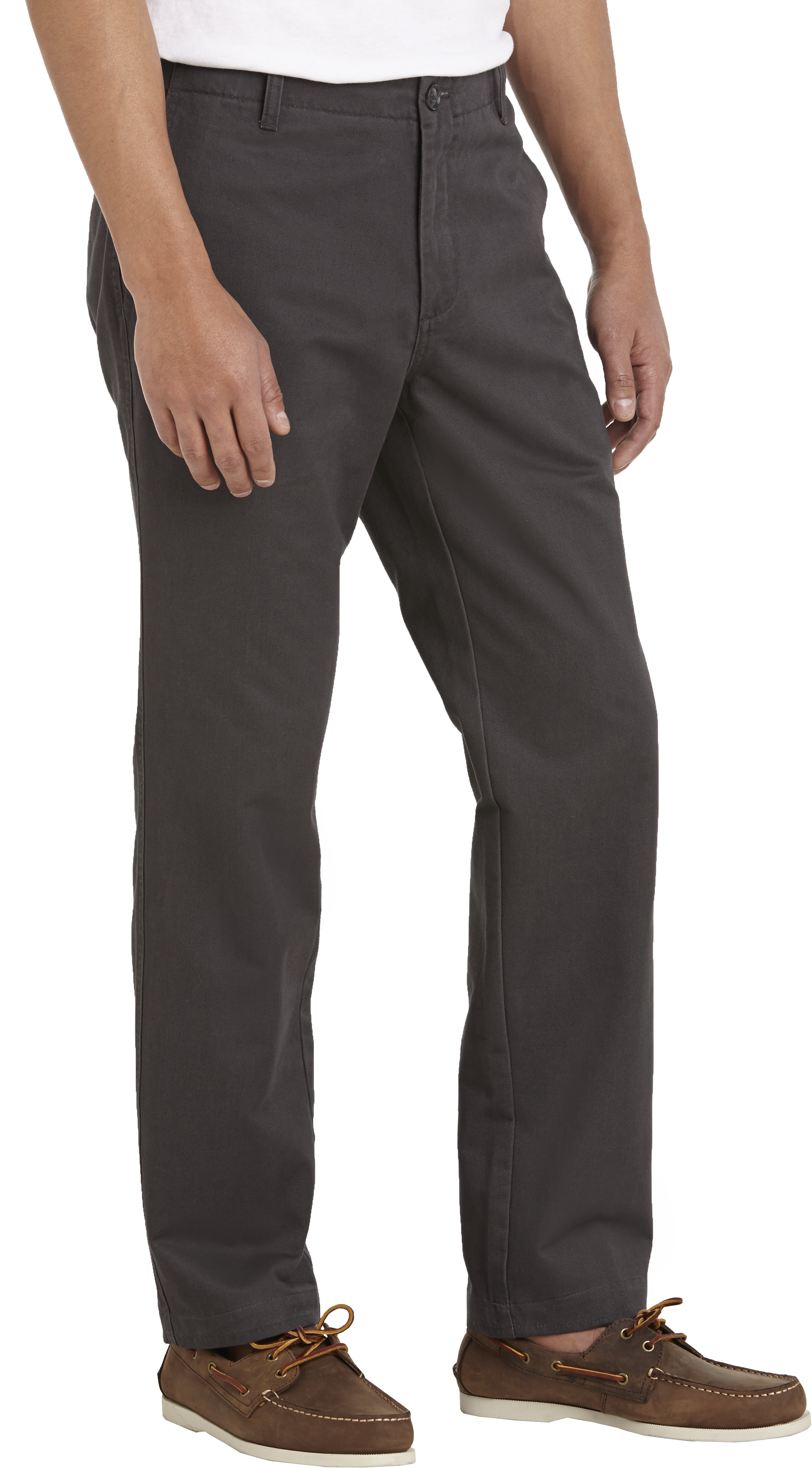 Joseph Abboud Charcoal Modern Fit Essential Chino - Men's Sale | Men's ...