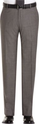 Joseph Abboud Gray Sharkskin Modern Fit Suit Separate Dress Pants - Men ...