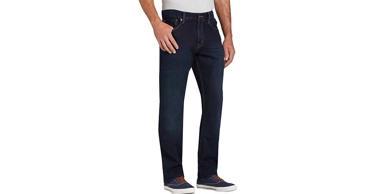 Joseph Abboud Dark Blue Wash Slim Fit Jeans Men's Sale Men's Wearhouse