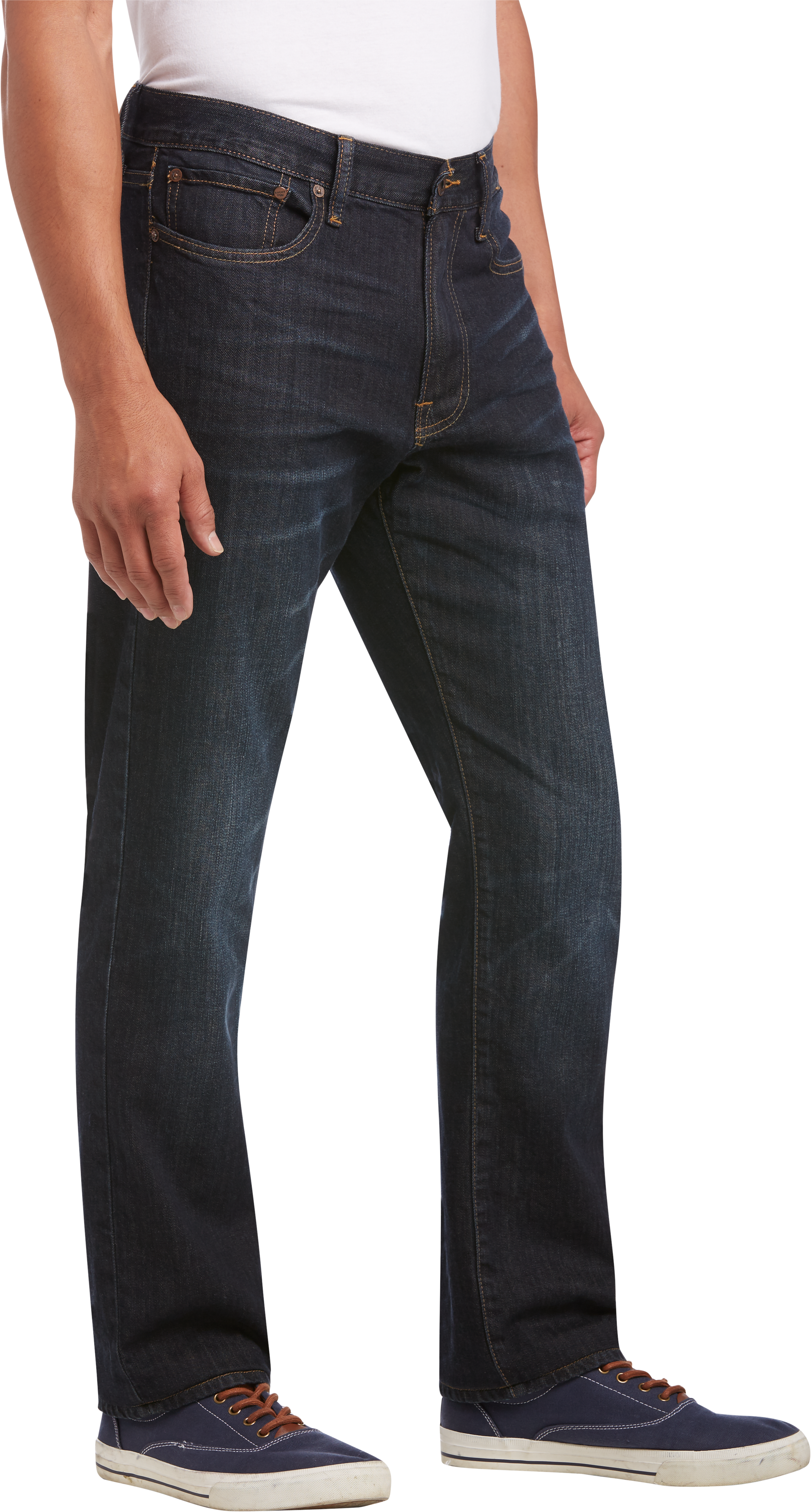 sikkert medlem buffet Lucky Brand 410 Athletic Fit Jeans, Dark Wash - Men's Pants | Men's  Wearhouse