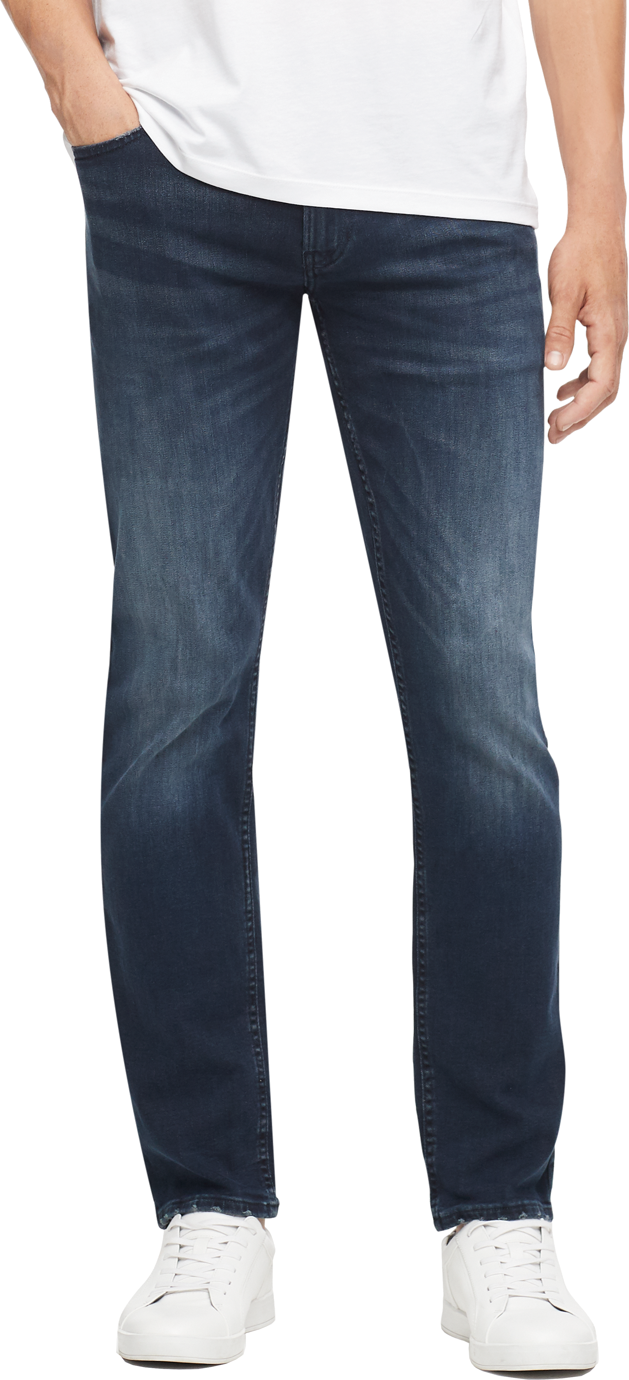 De kamer schoonmaken kip Lee Calvin Klein Jeans Slim Fit Stretch Jeans, Boston Blue-Black - Men's Pants  | Men's Wearhouse