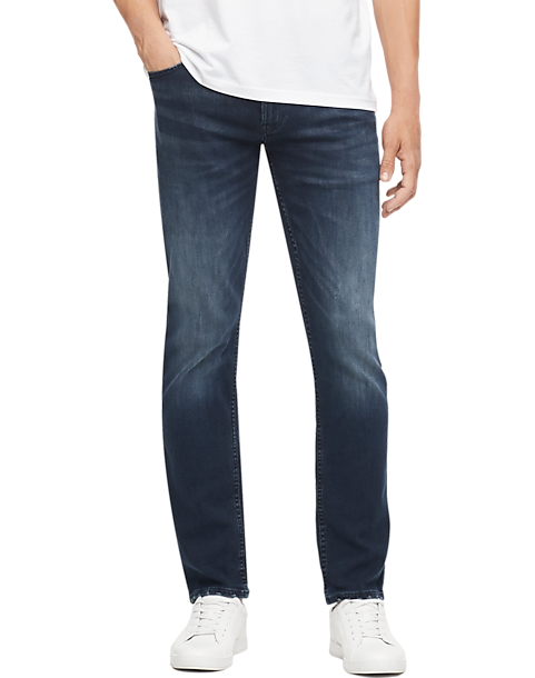 Calvin Klein Jeans Mens Slim Fit Stretch Jeans - Men's Pants | Men's ...
