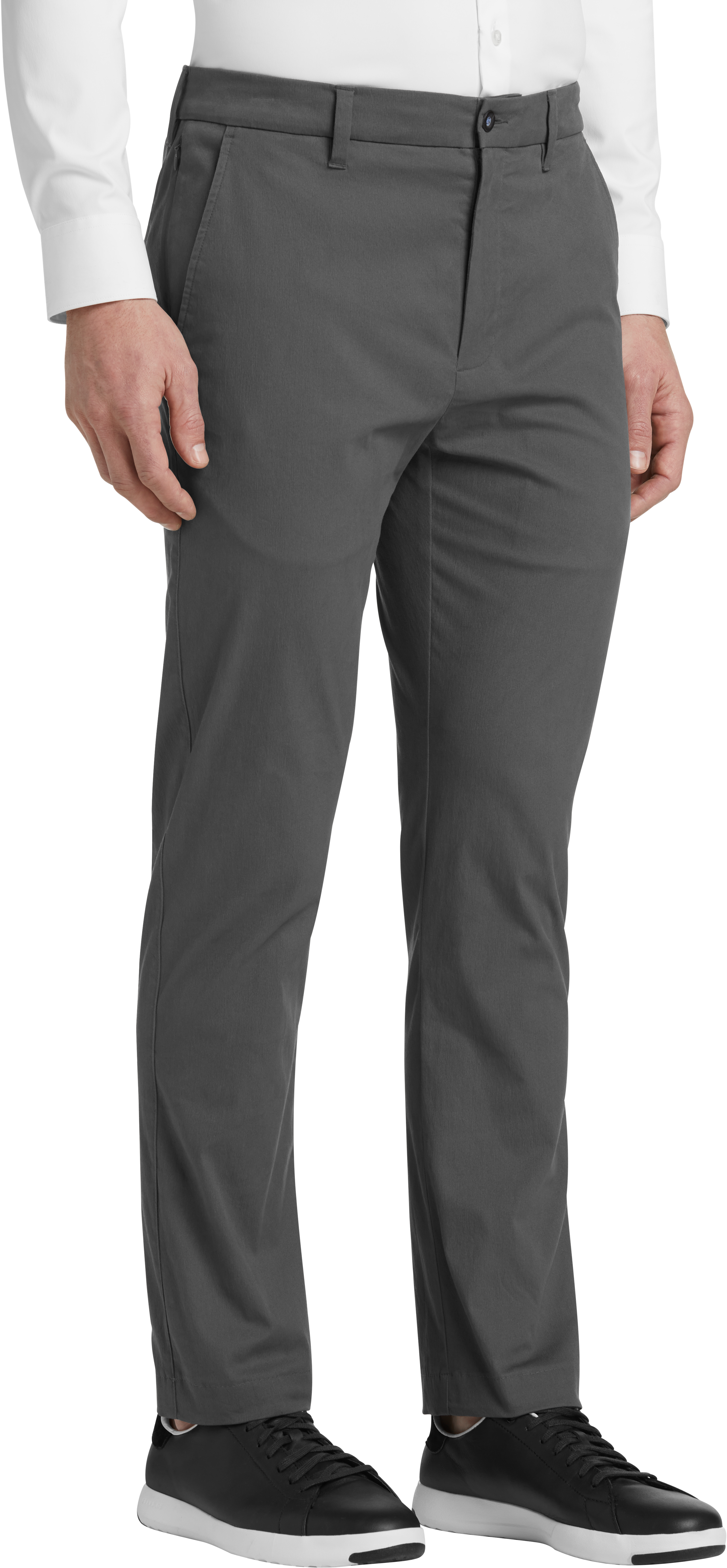 men's gray casual pants