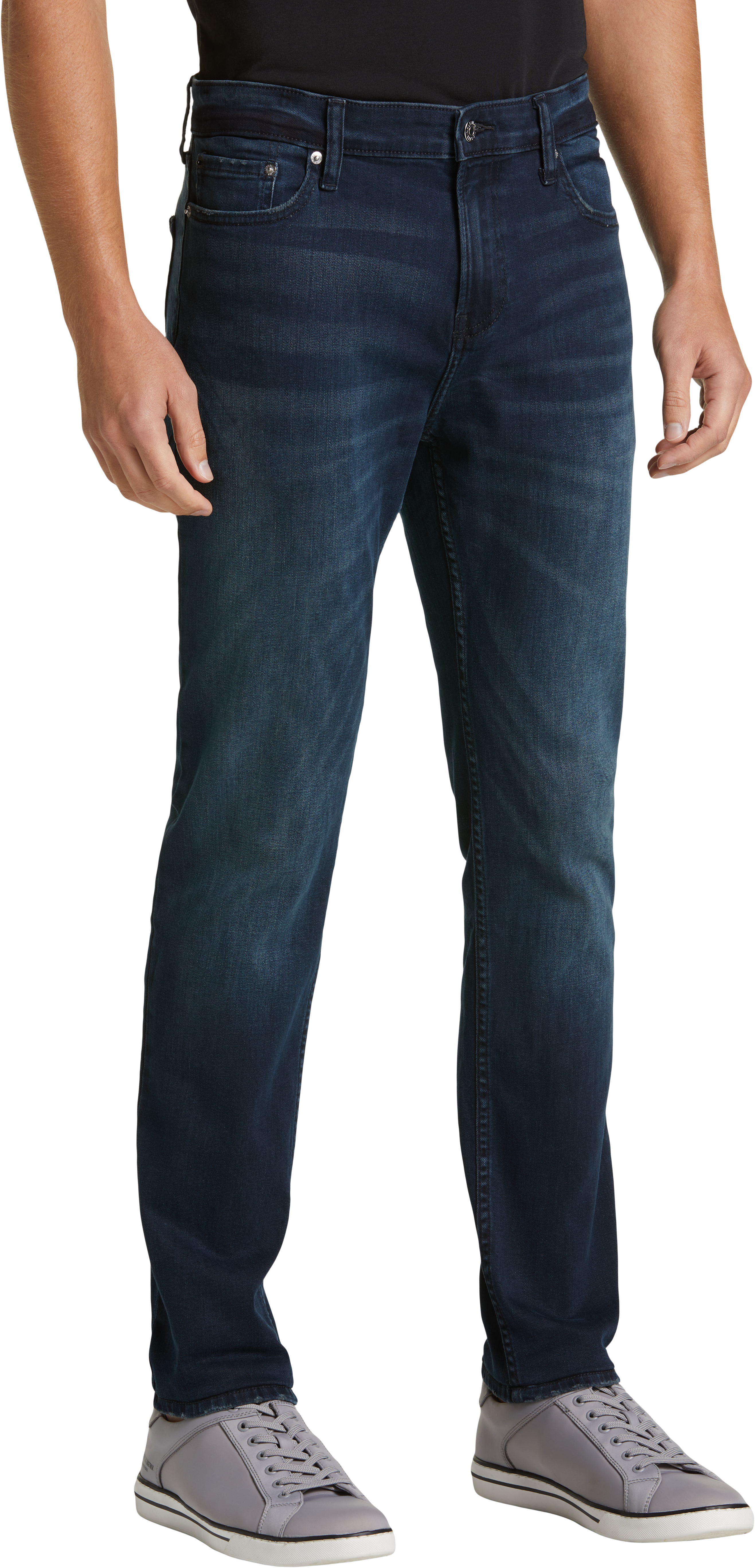 Calvin Klein Boston Skinny Fit Jeans, Blue Black - Men's Pants | Men's ...