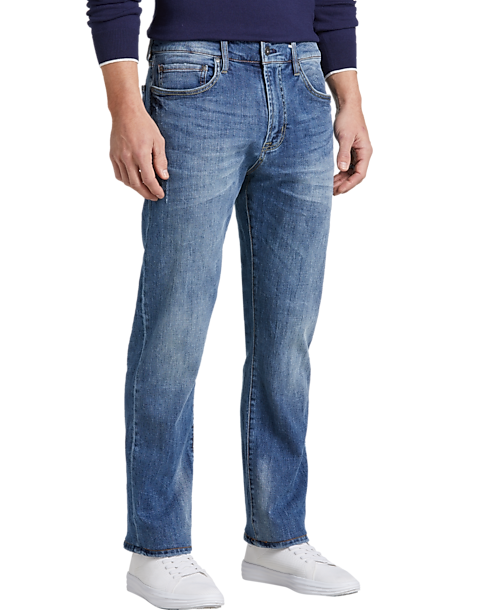 Joseph Abboud River Athletic Fit Mens Jeans (Size: Big & Tall in Medium Blue Wash)
