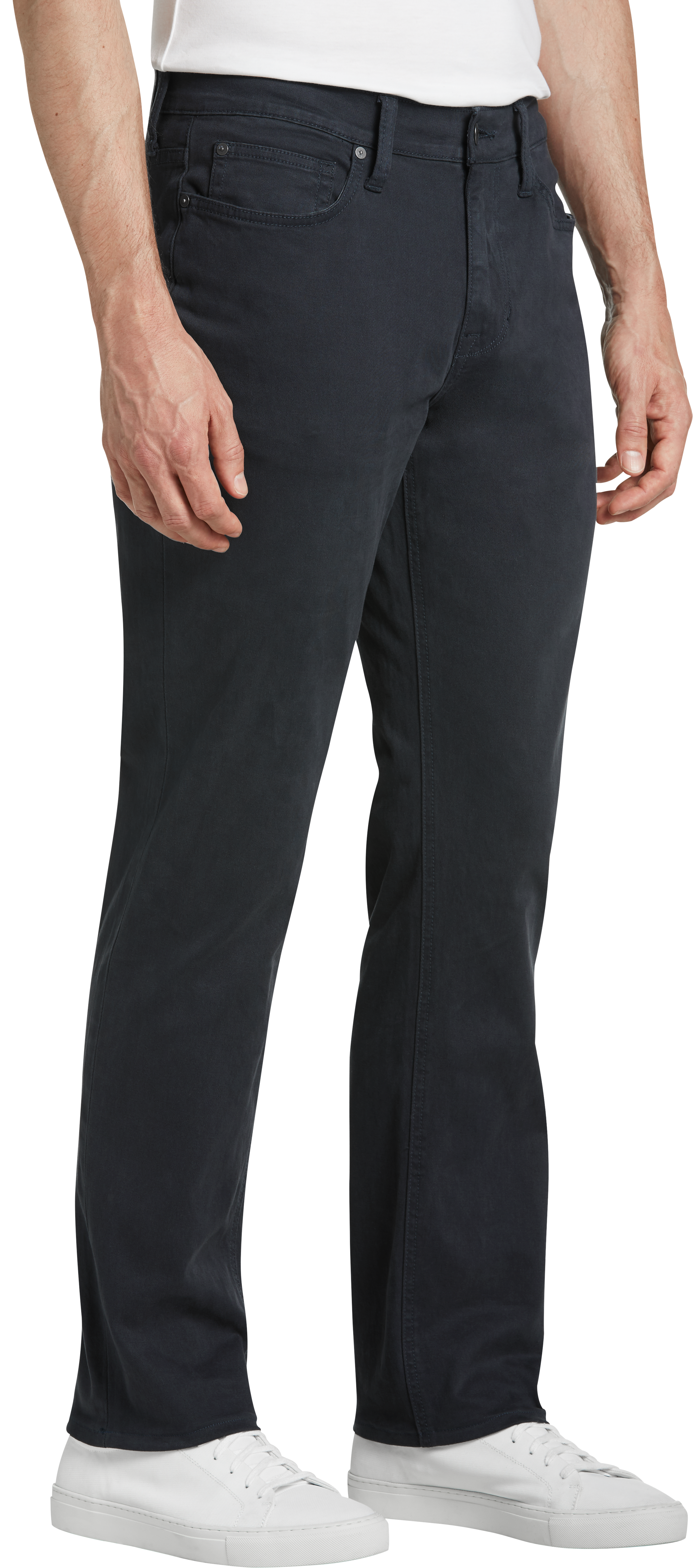 navy twill jeans