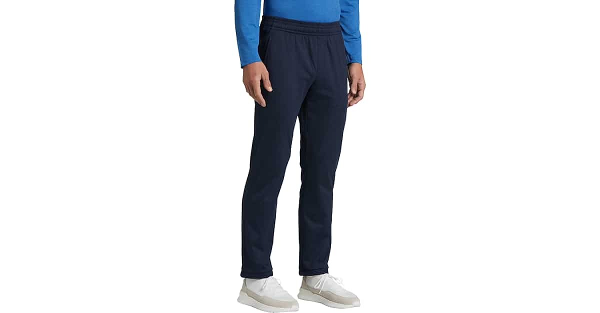 Msx By Michael Strahan Modern Fit Fleece Sweatpants Navy Mens Sale Mens Wearhouse 