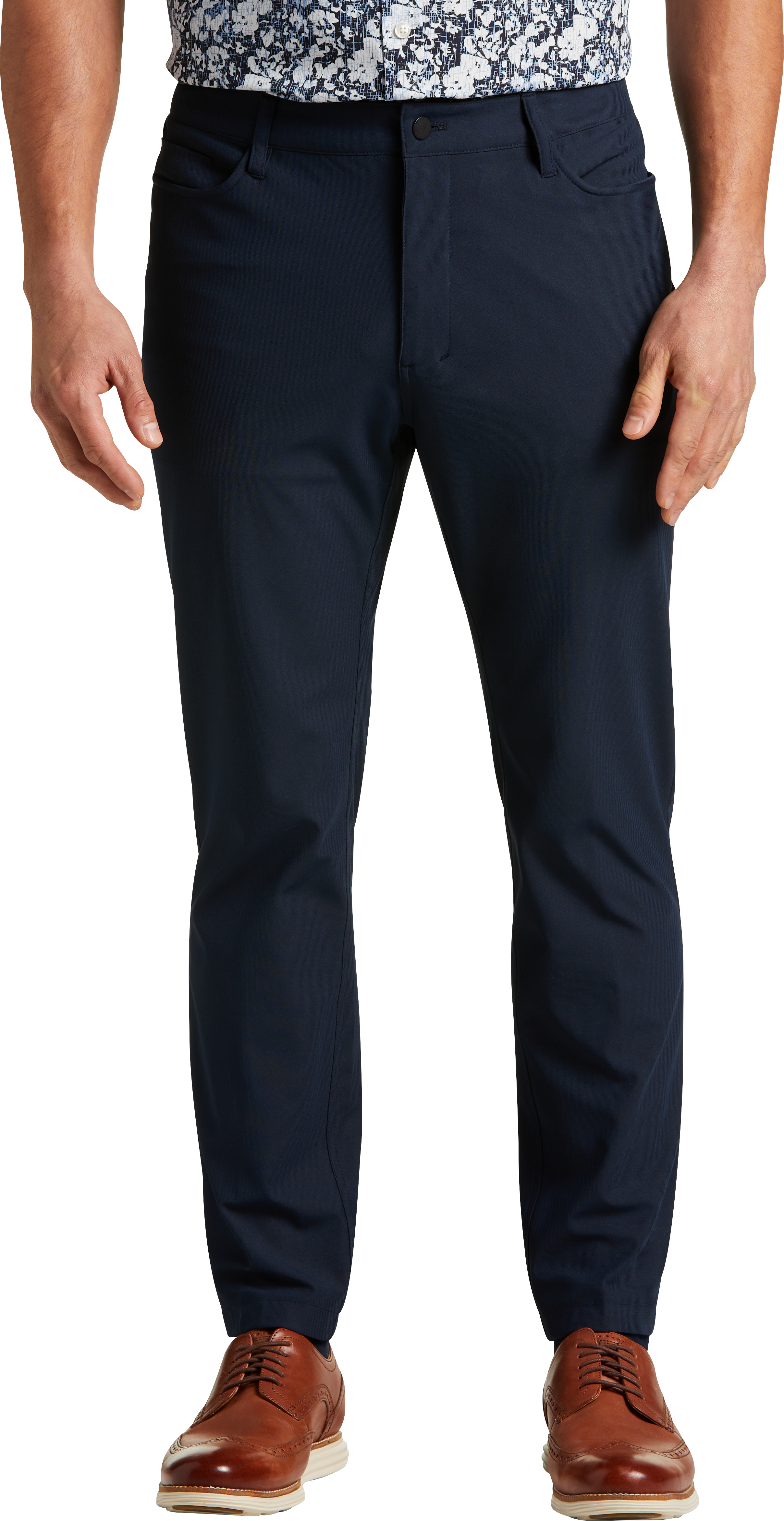 Michael Kors Slim Straight Fit Stretch 5-Pocket Pants