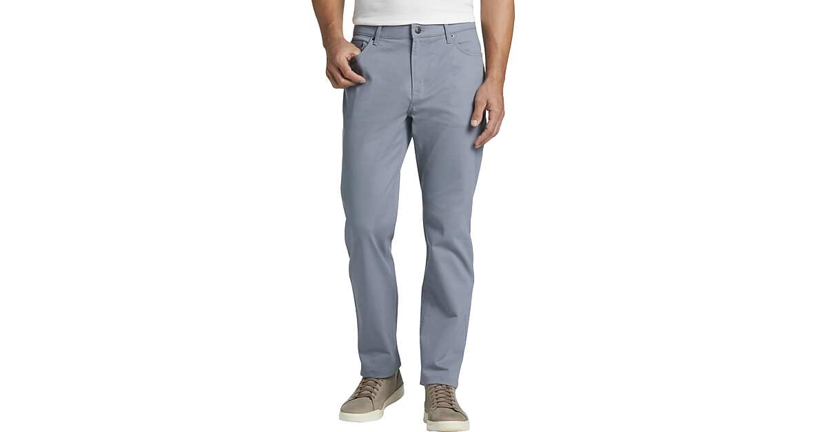 Joseph Abboud Modern Fit Power Stretch 5Pocket Pants, Flint Men's