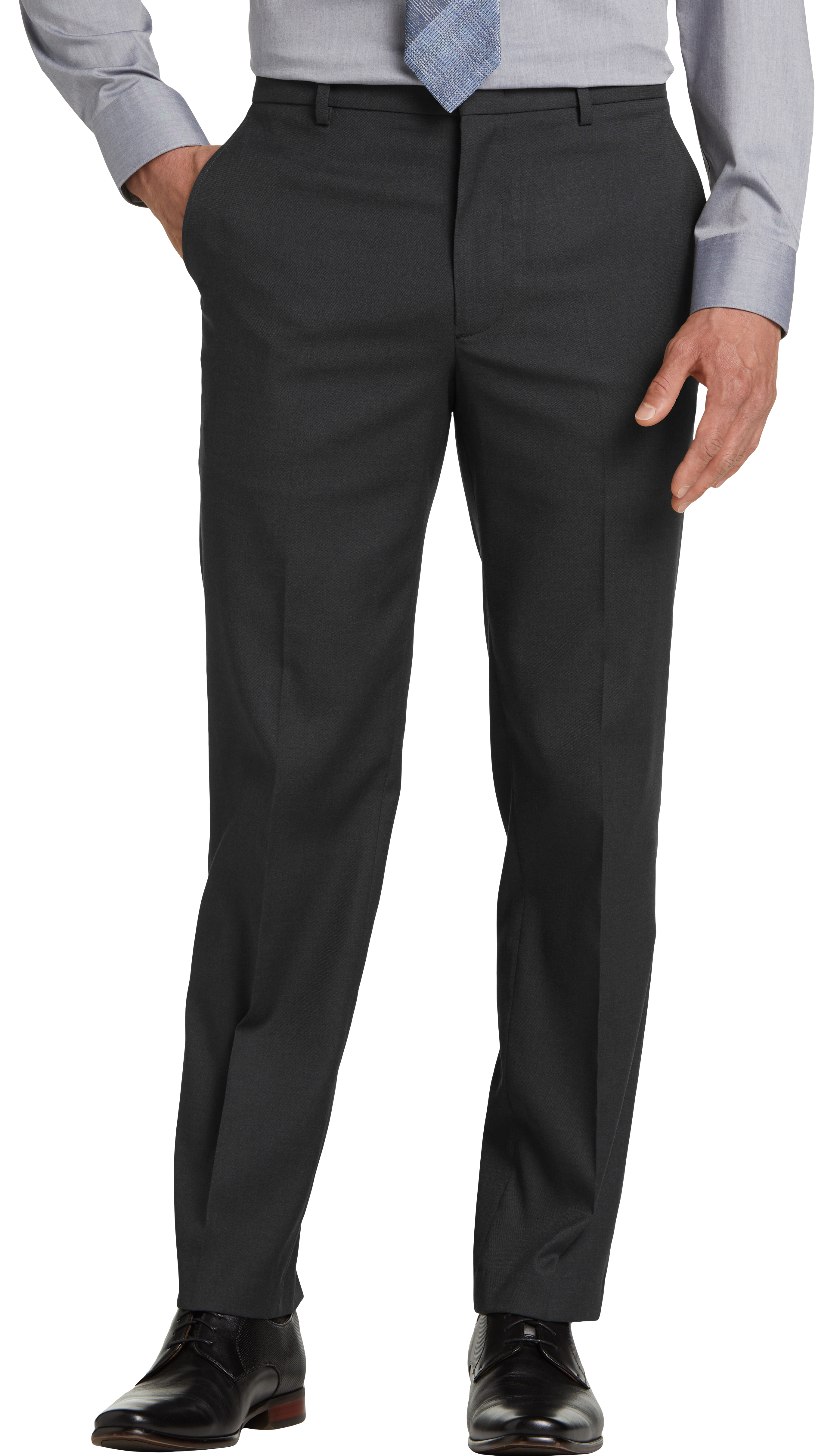 Awearness Kenneth Cole Modern Fit Dress Pants, Charcoal - Men's Pants ...