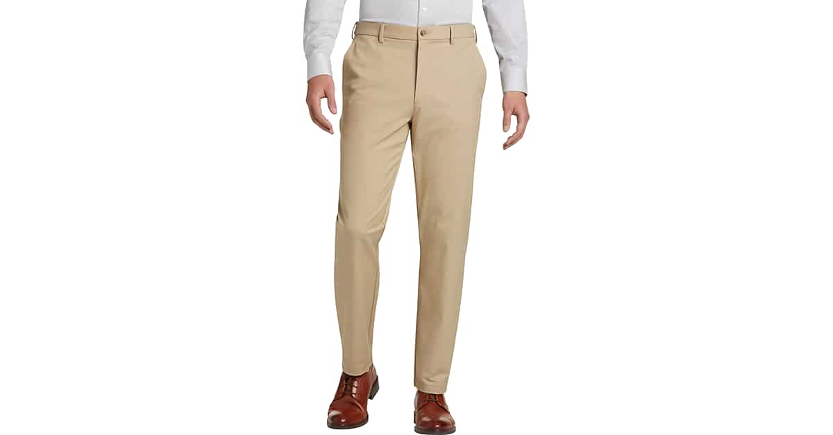 Lauren By Ralph Lauren Norton Classic Fit Stretch Dress Pants, Beige