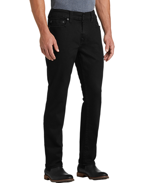 True Religion Geno Slim Fit Jeans (Size: Big & Tall in Black)