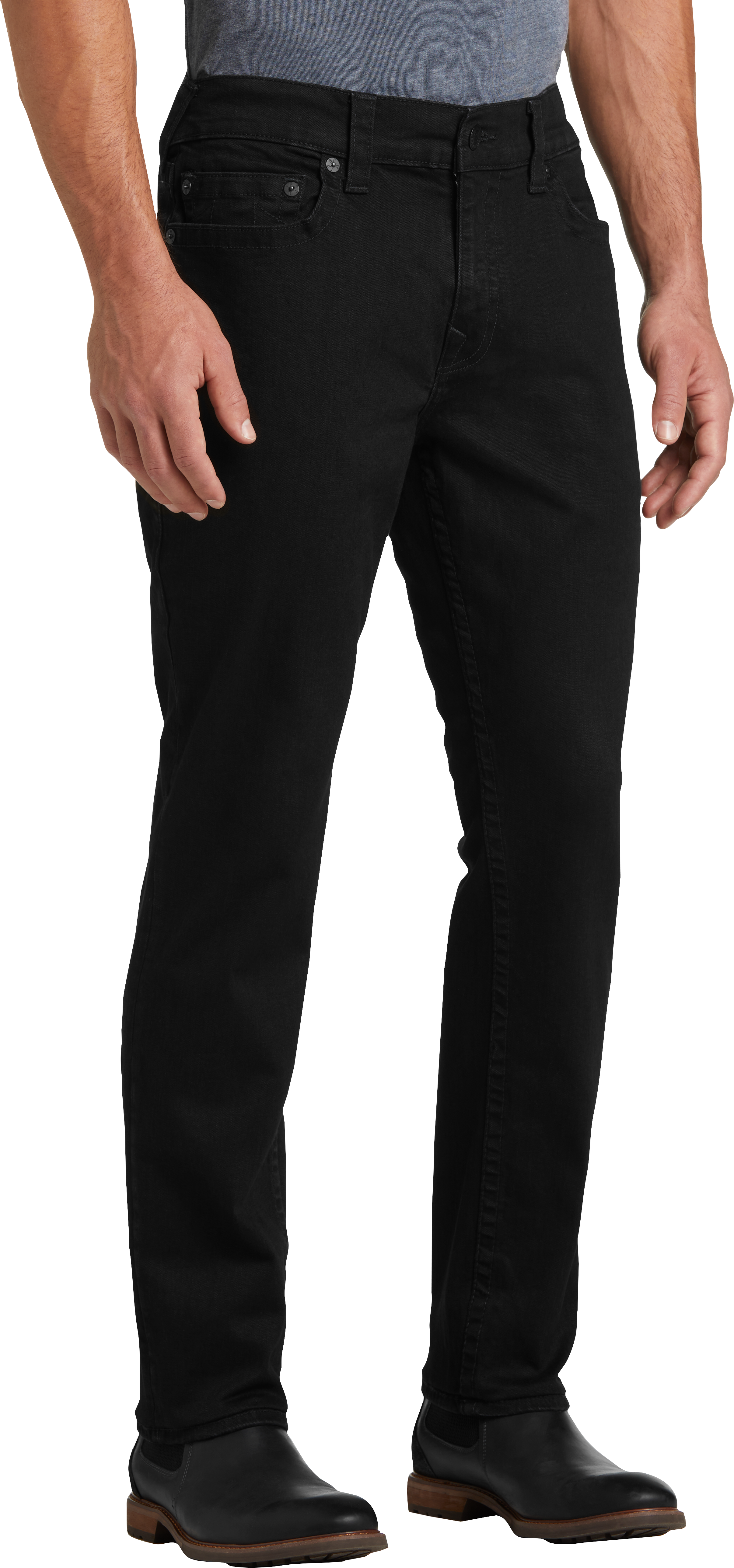 True Religion Geno Slim Fit Jeans, Black - Men's Sale | Men's Wearhouse