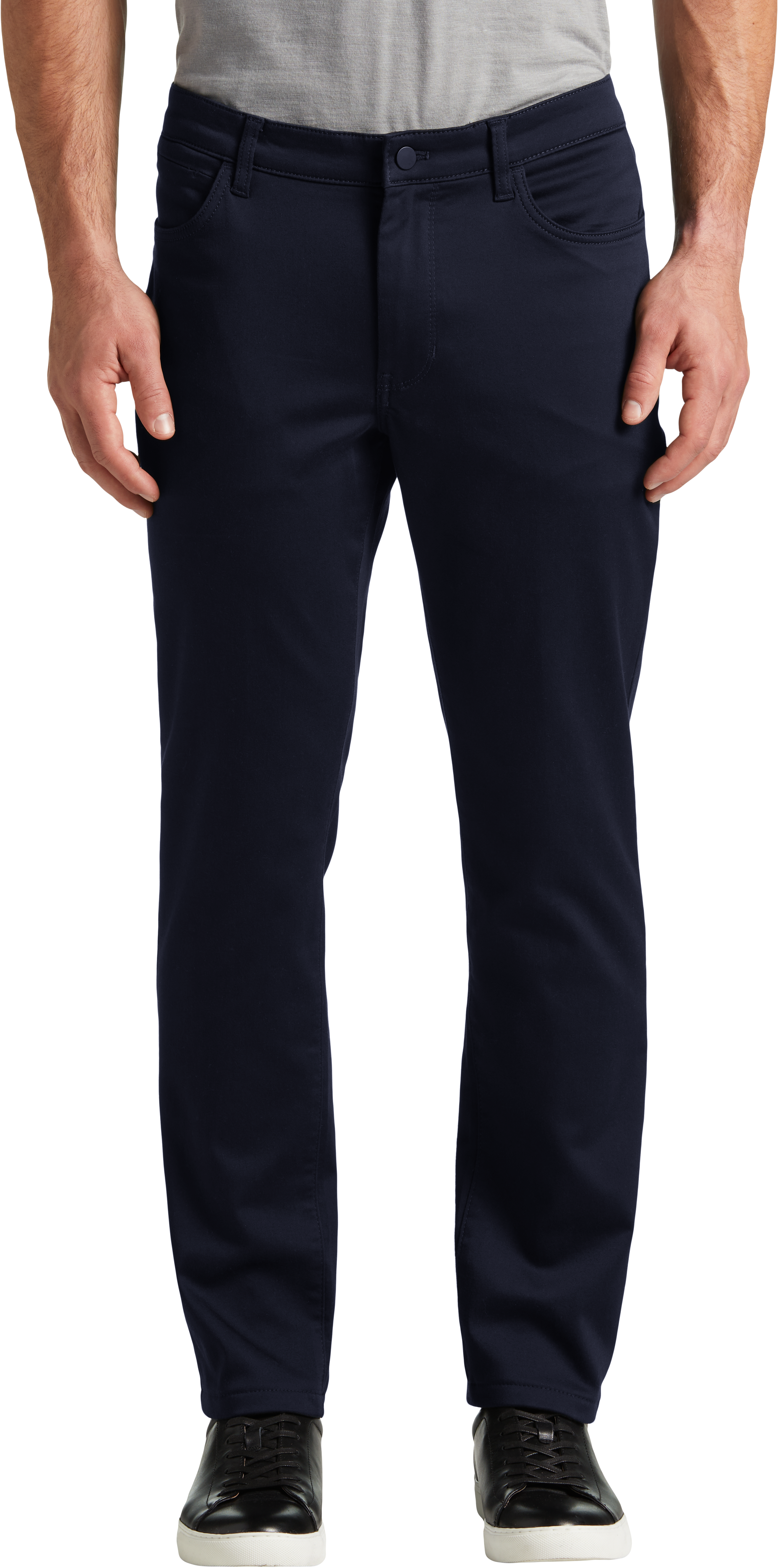 Awearness Kenneth Cole Slim Fit Stretch Waist Pants, Navy