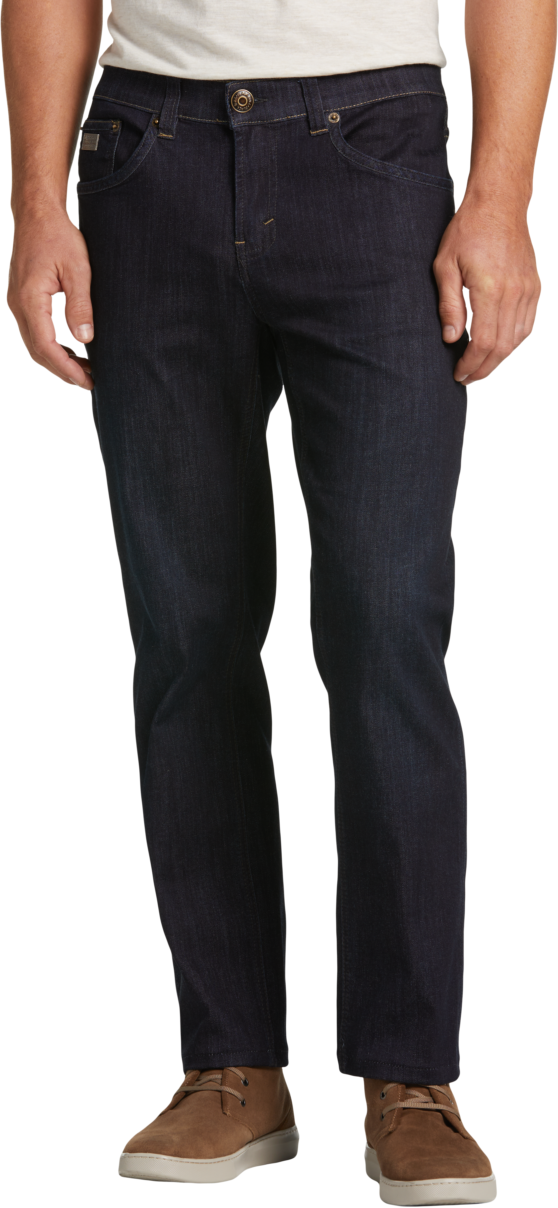 Black Bull Modern Fit MAD 5-Pocket Jeans, Dark Wash - Men's Pants | Men ...