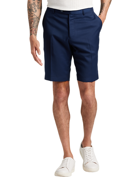 Paisley & Gray Slim Fit Shorts, Navy - Men's Sale | Men's Wearhouse