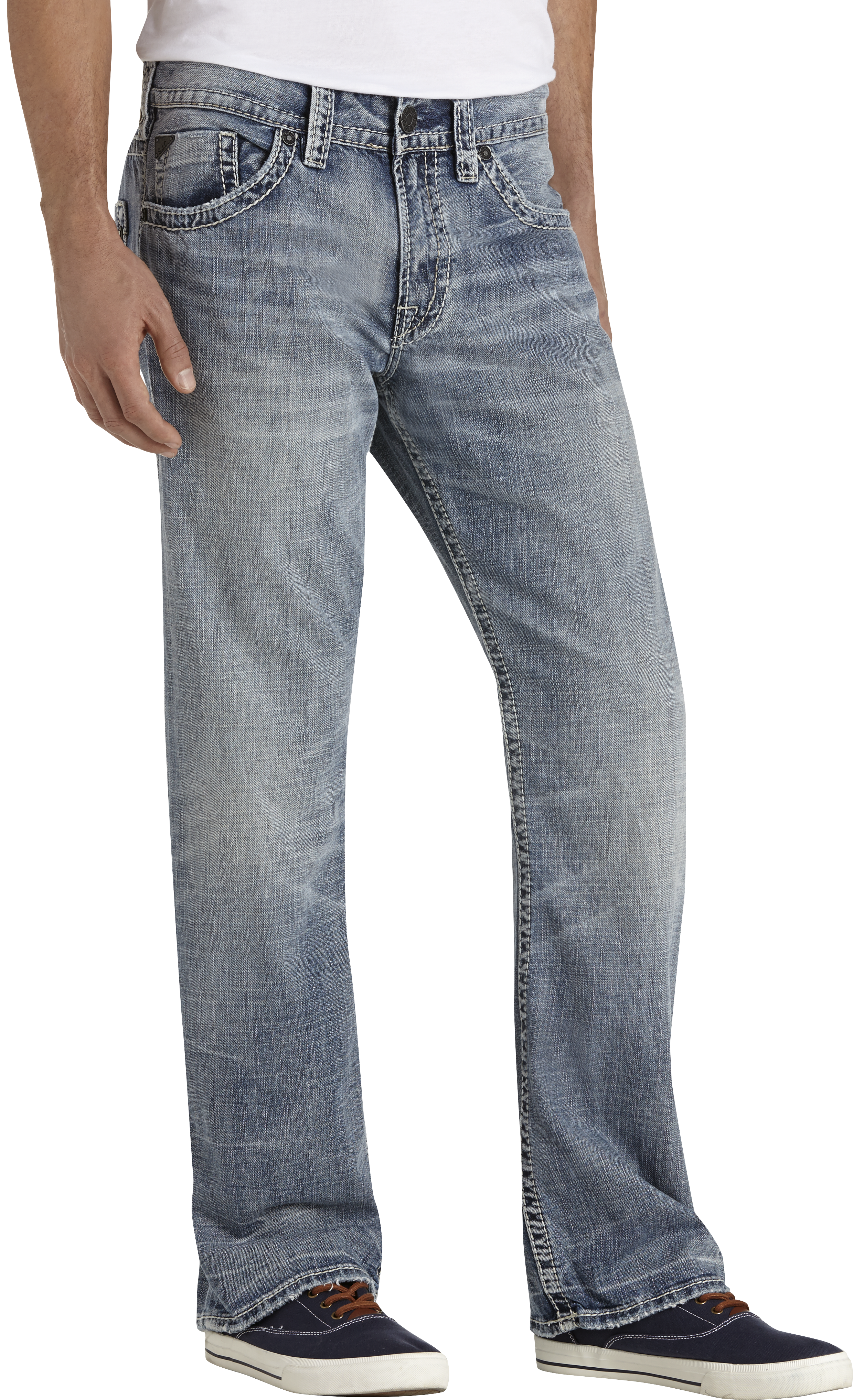 men's wearhouse silver jeans