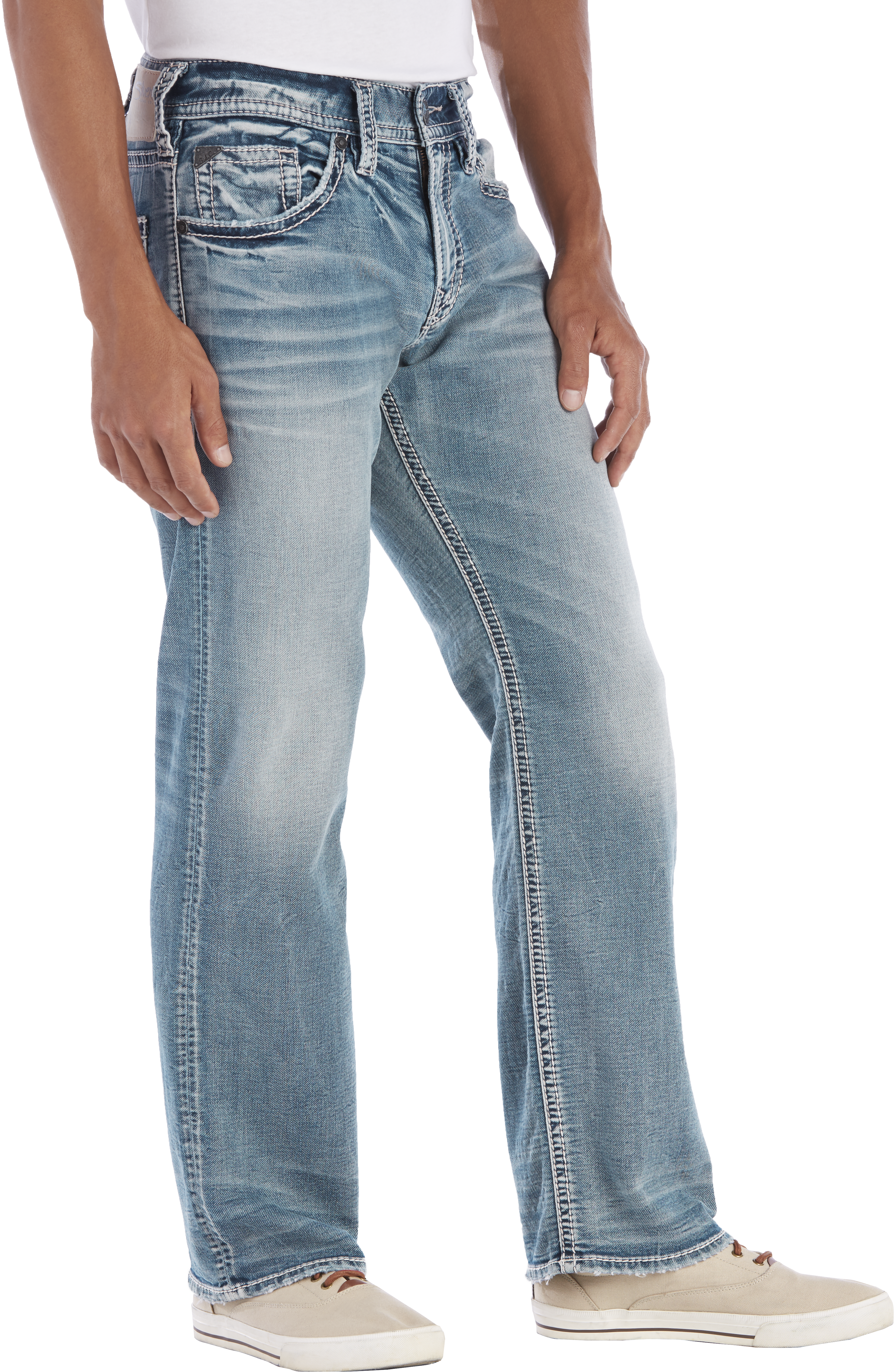 men's wearhouse silver jeans