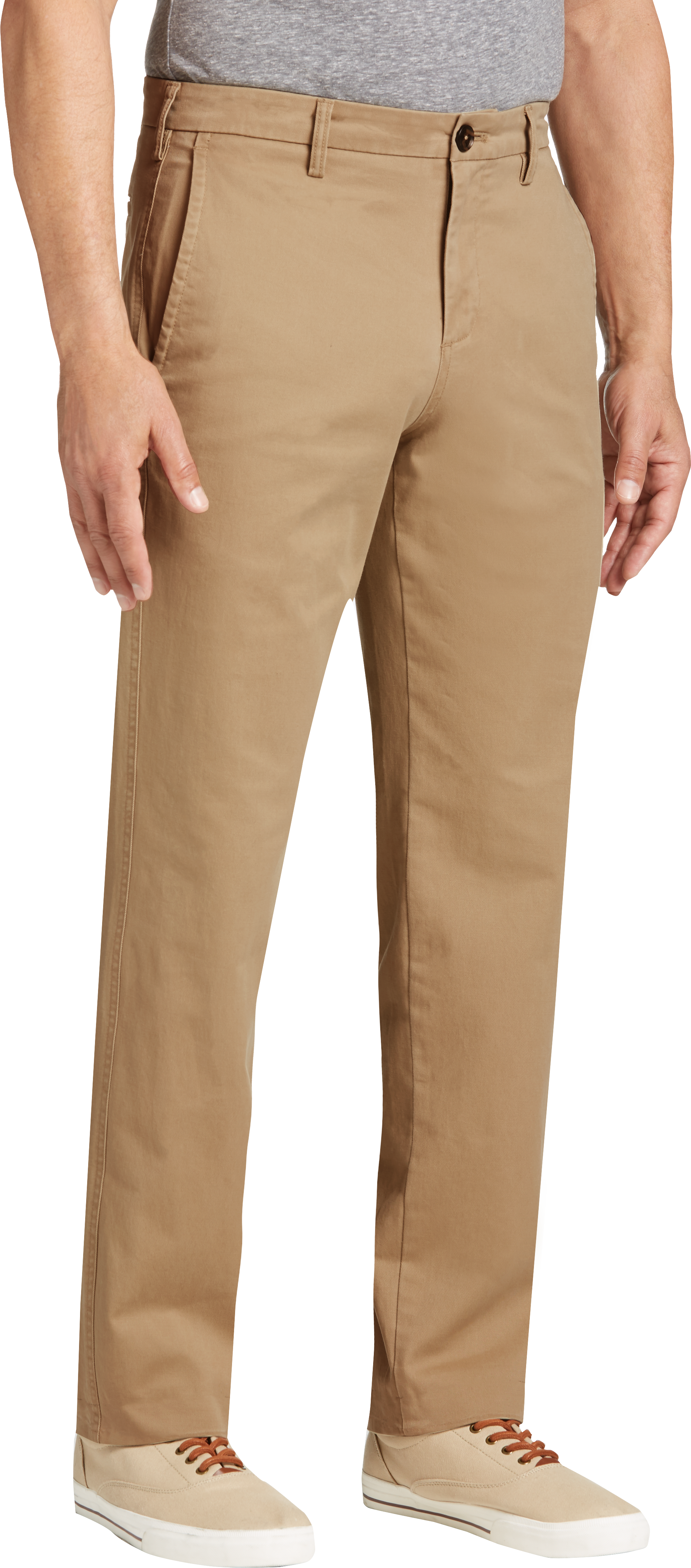 tan casual pants