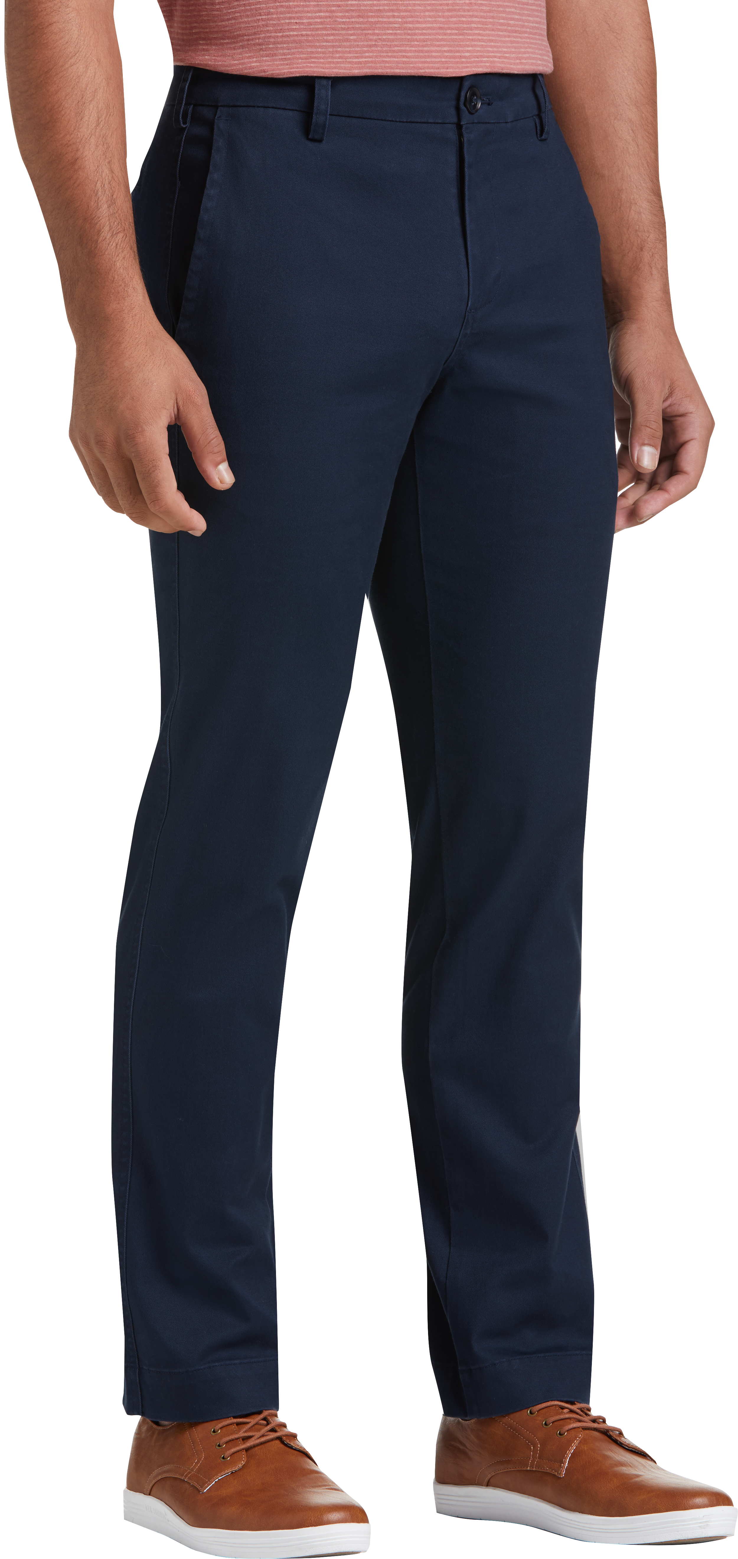 dark blue chino pants