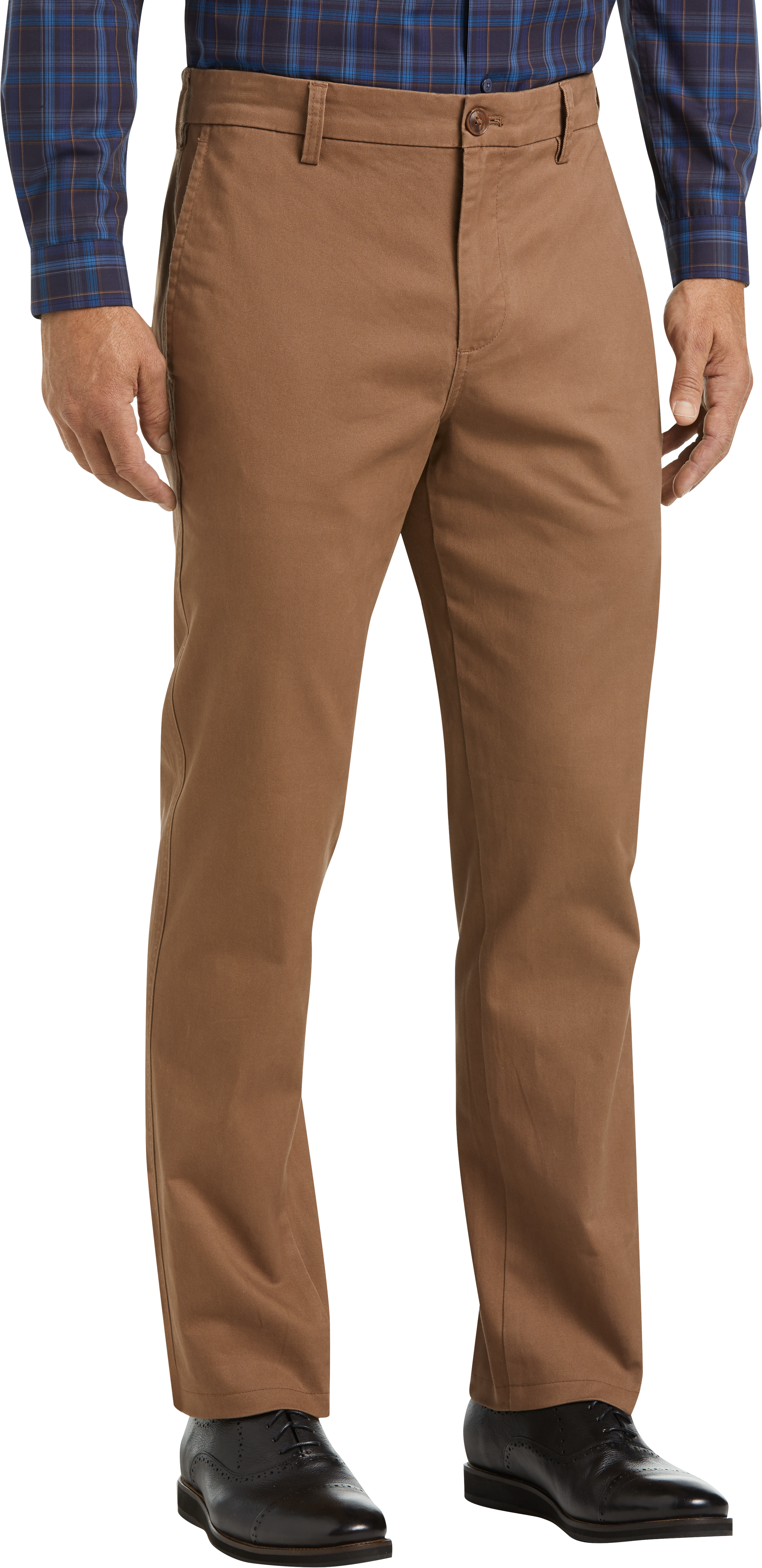 Joseph Abboud Cocoa Brown Slim Fit Chino - Men's Pants | Men's Wearhouse