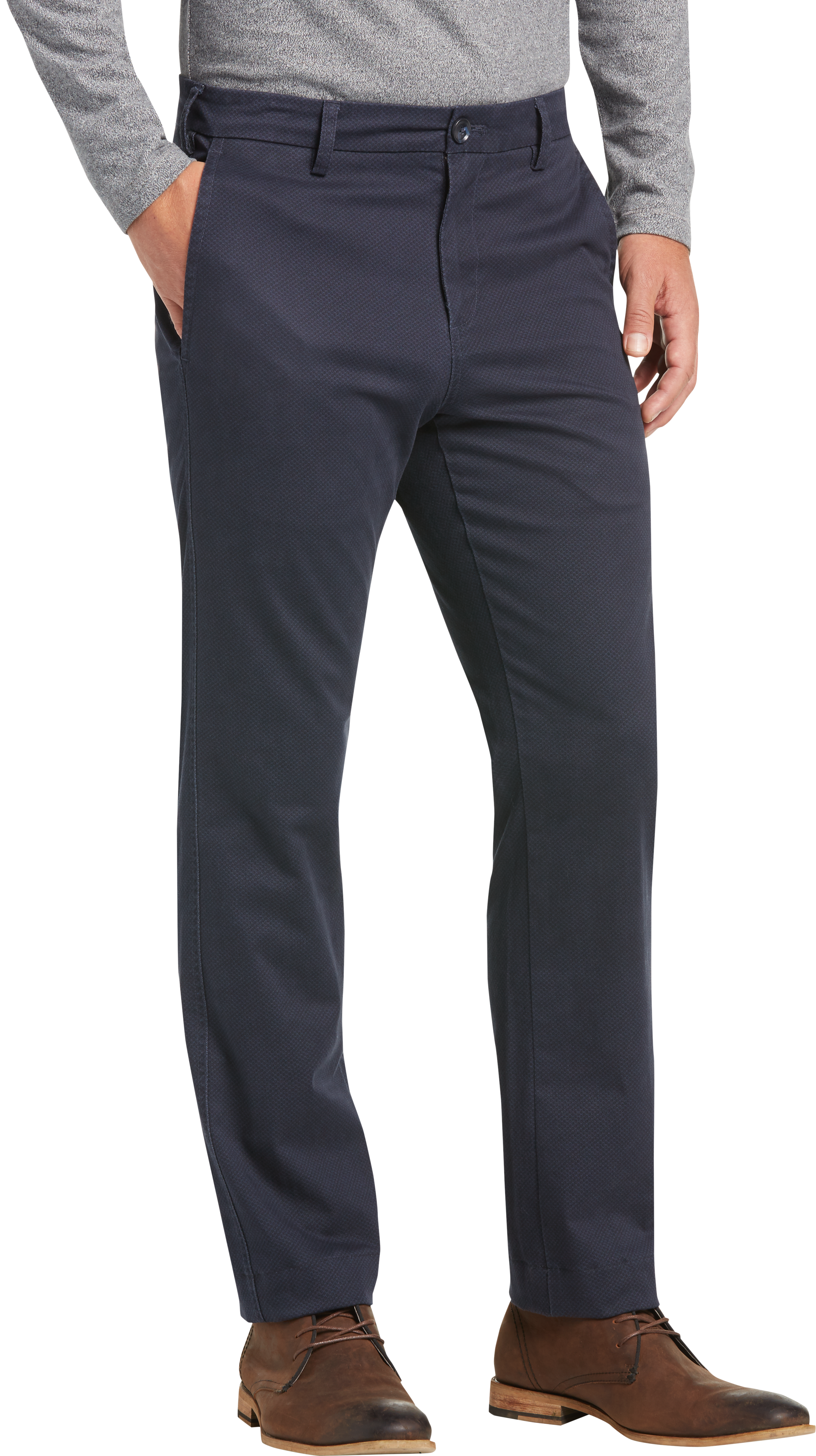 Joseph Abboud Navy Geometric Chinos - Men's Sale | Men's Wearhouse