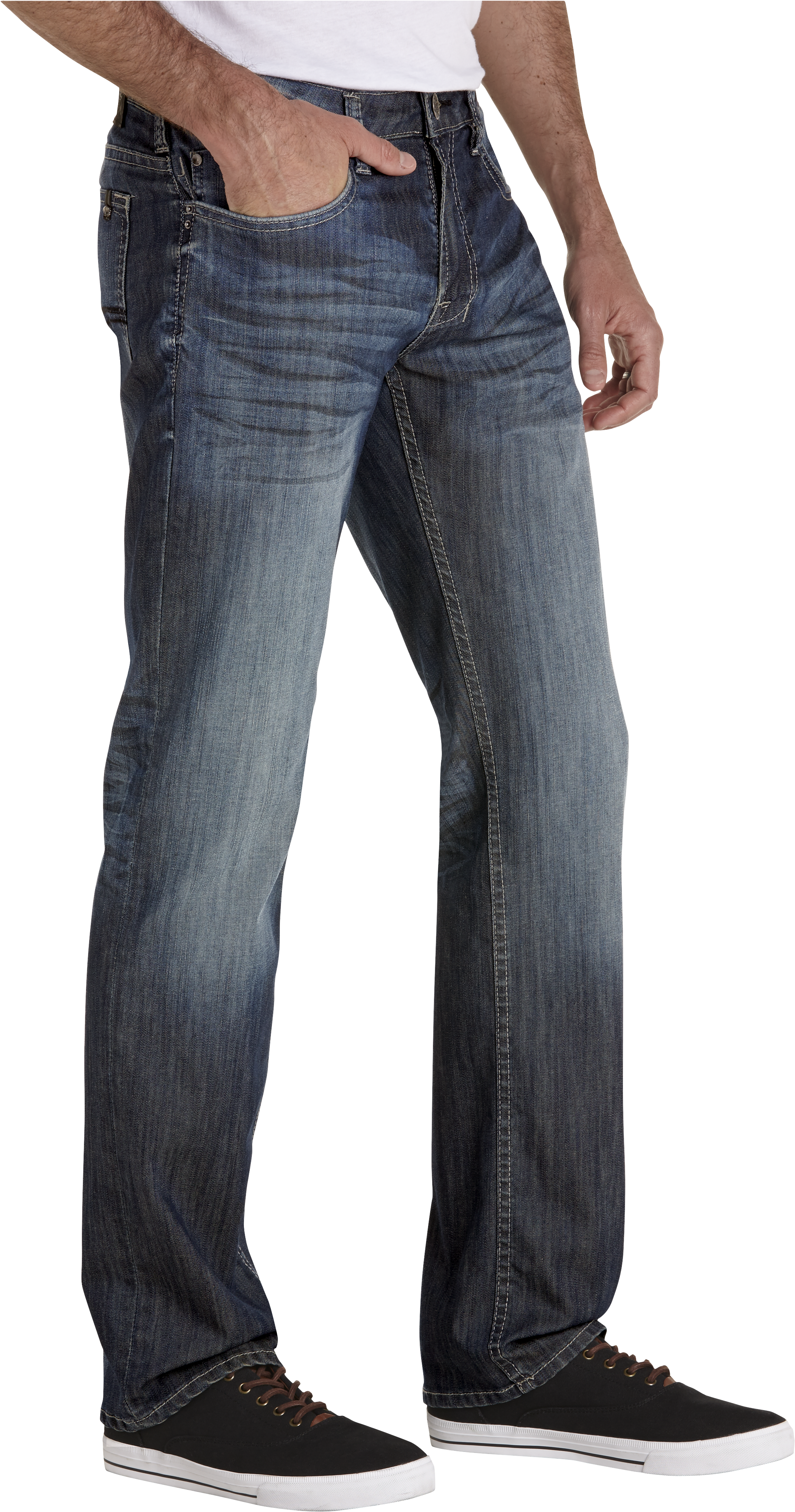 buffalo jeans six x slim straight stretch