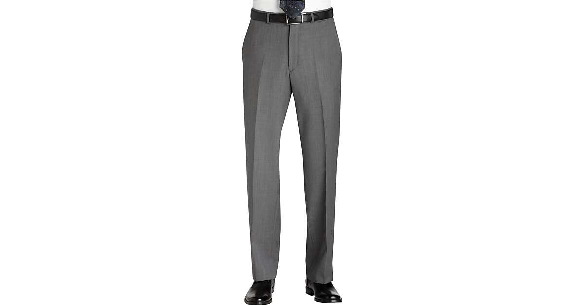 Cole Gray Slim Fit Dress Pants Men's Pants Men's Wearhouse