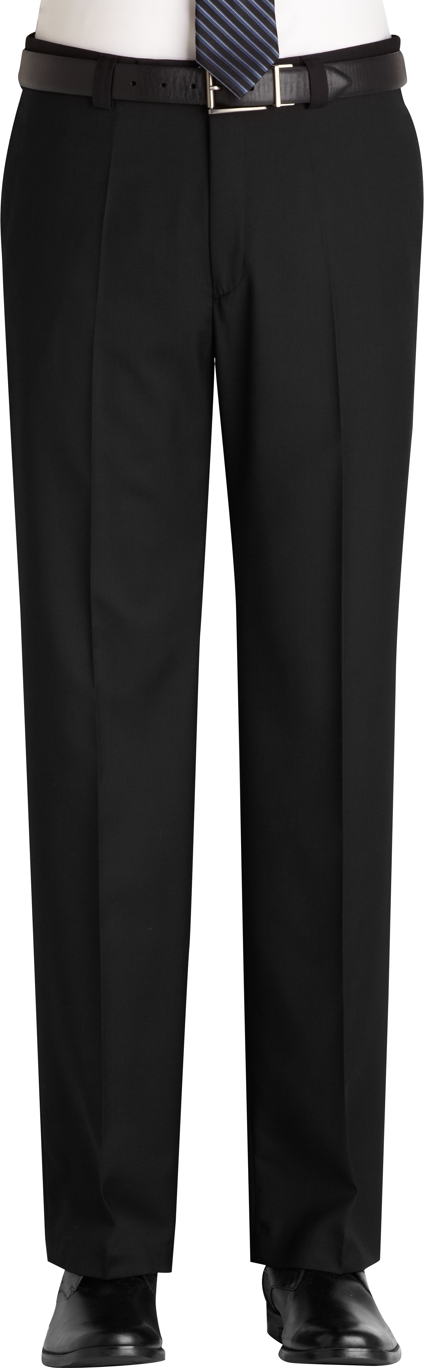 black slim fit dress pants