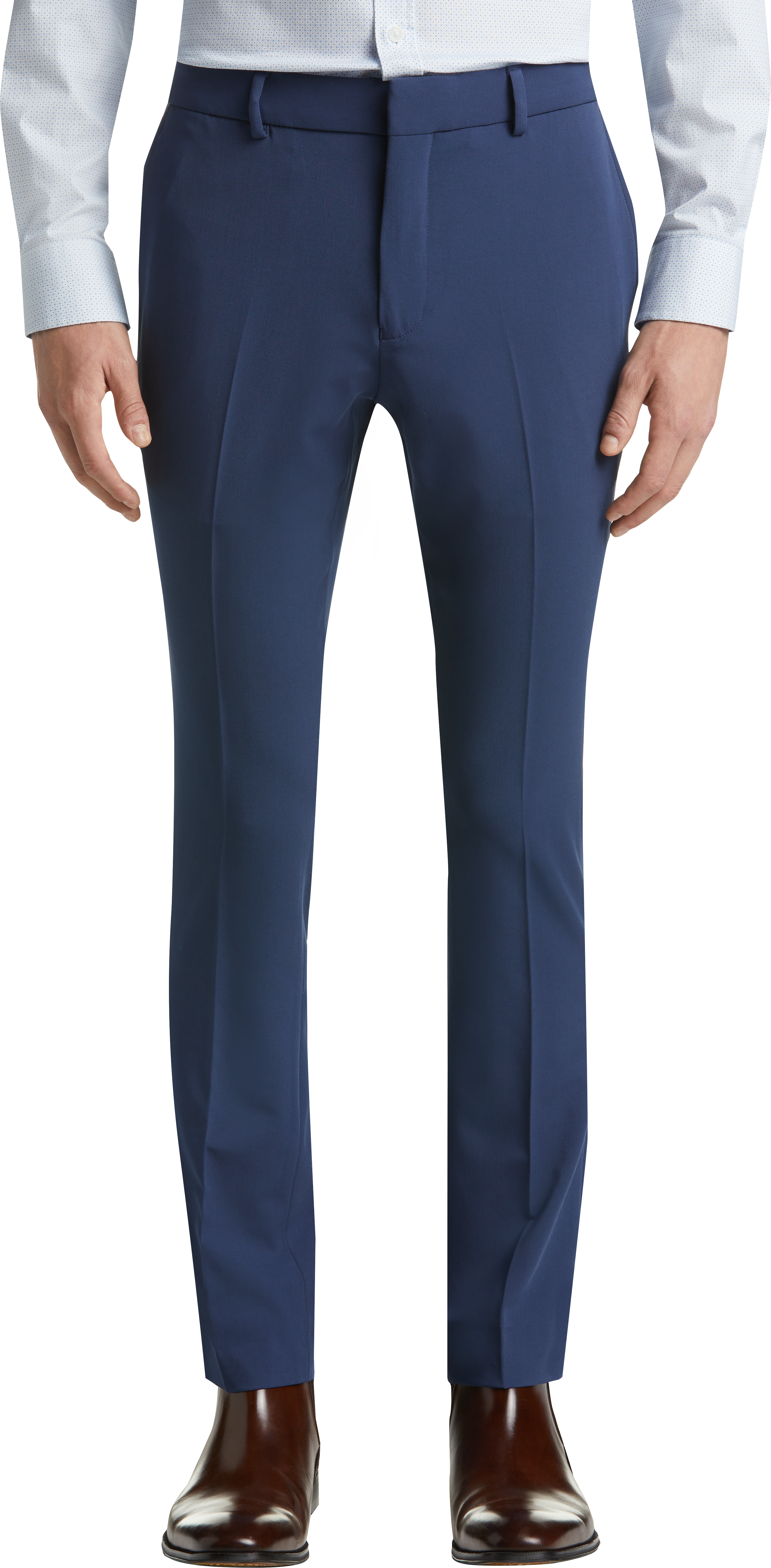 Egara Blue Extreme Slim Fit Dress Pants - Men's Sale | Men's Wearhouse