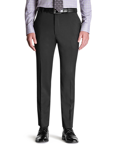 Joseph Abboud Charcoal Gray Slim Fit Suit Separates Dress Pants - Men's ...