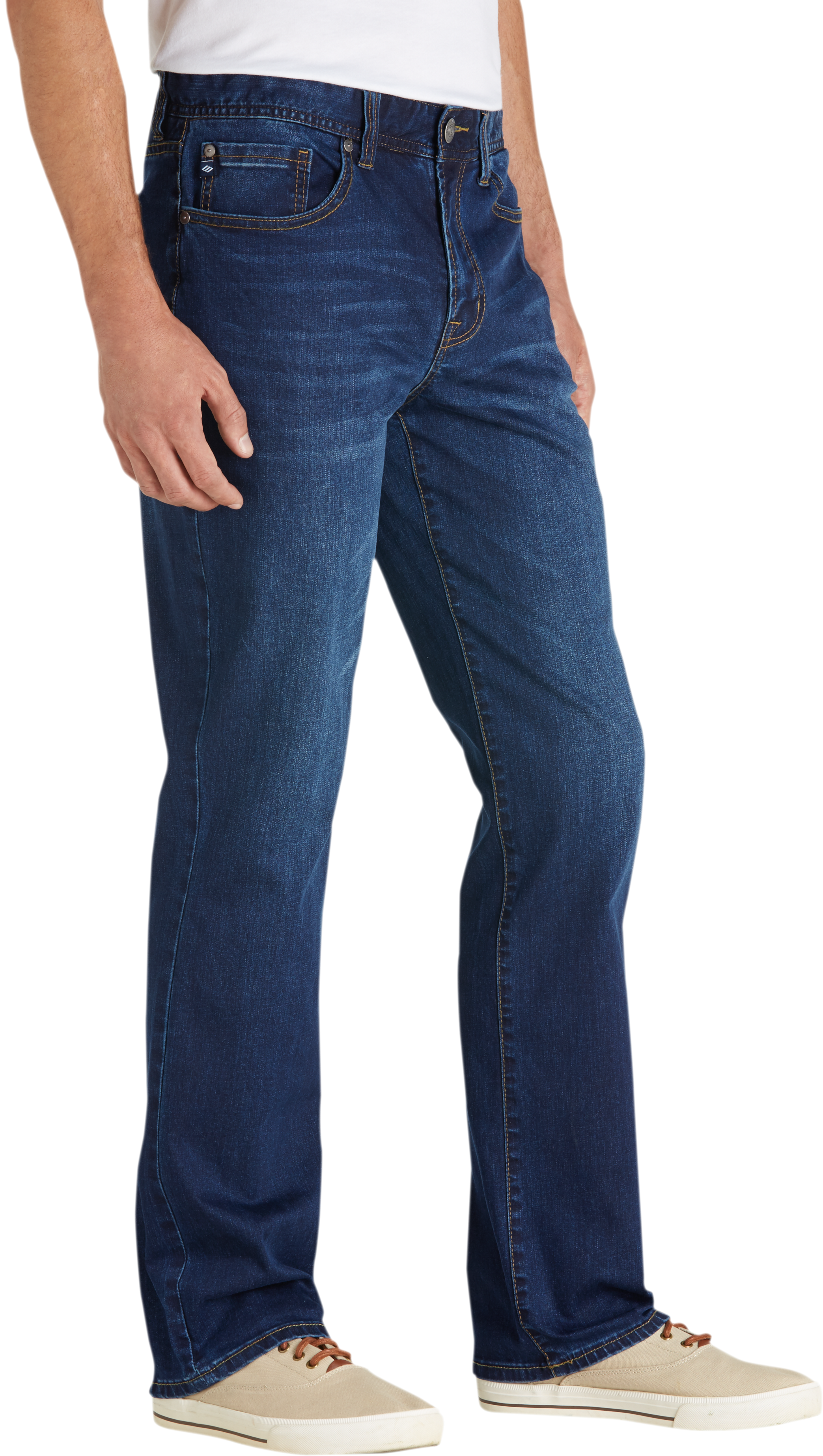 Joseph Abboud Blue Wash Classic Fit Jeans - Men's Pants | Men's Wearhouse
