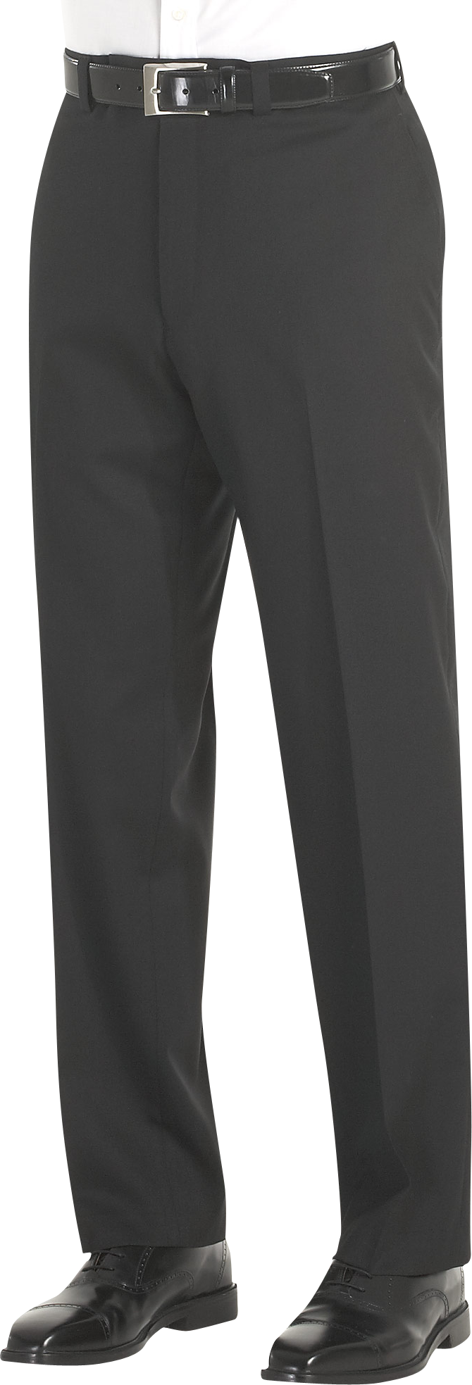 black slim slacks
