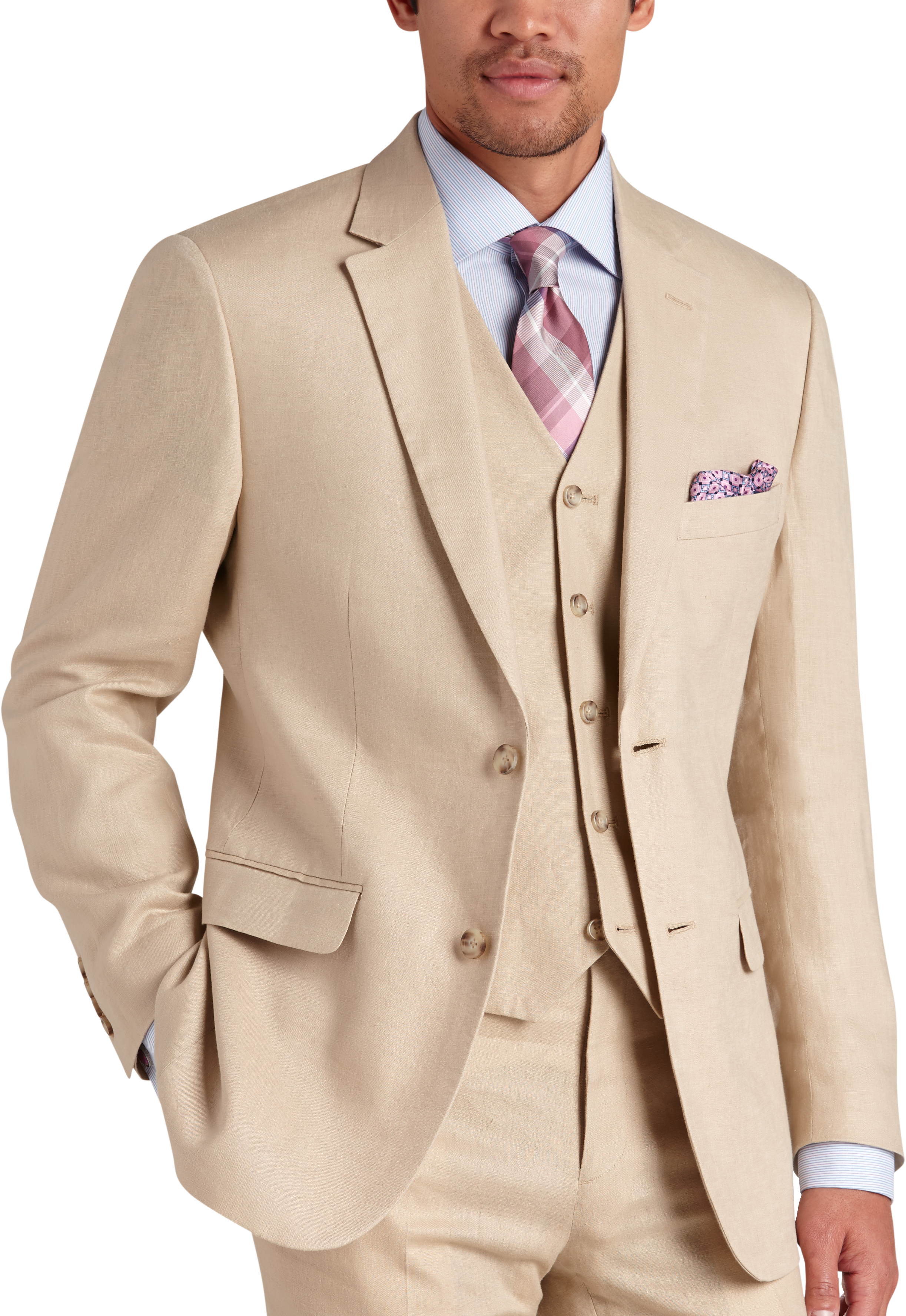 Wedding Party Linen Suit - Men's Looks | Men's Wearhouse