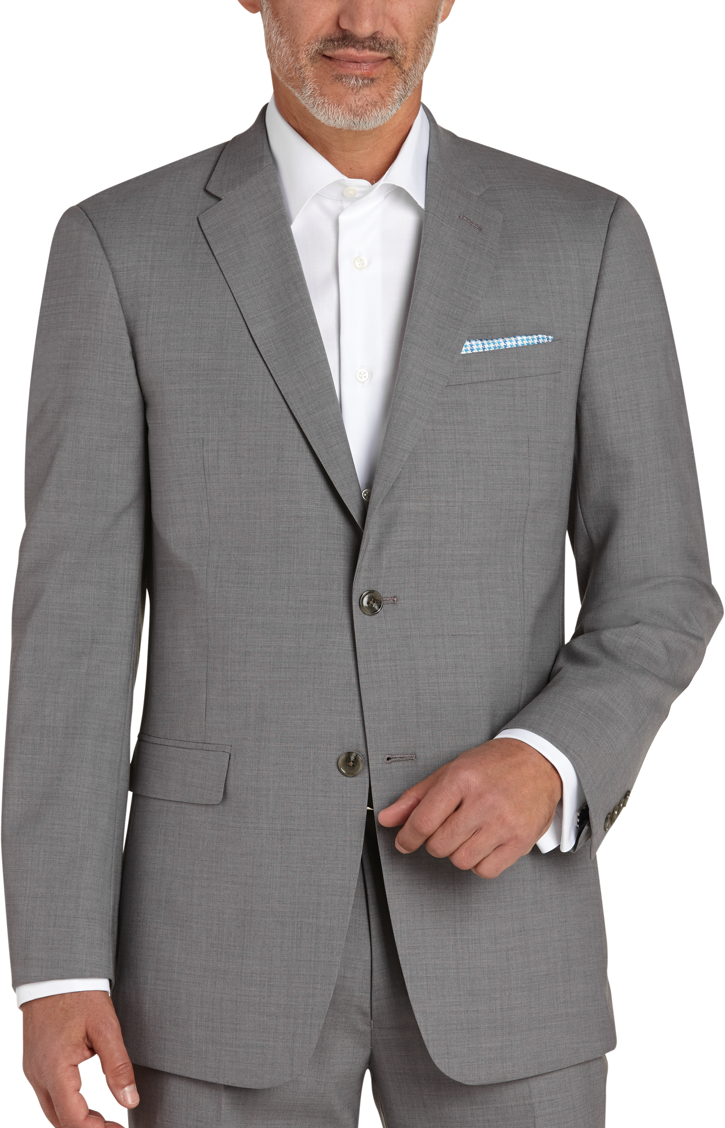 tommy hilfiger light grey suit
