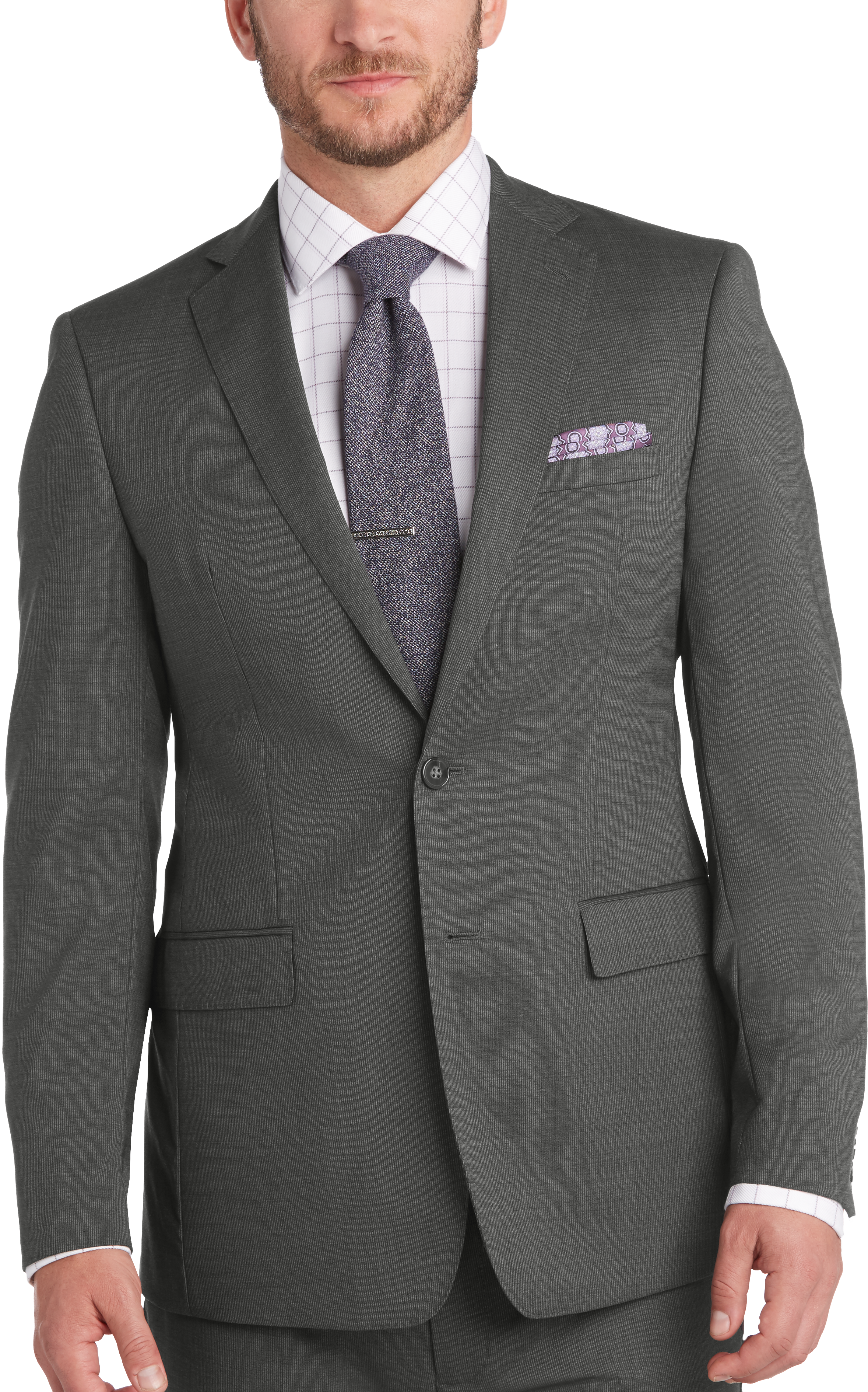 calvin klein extreme slim fit suit charcoal