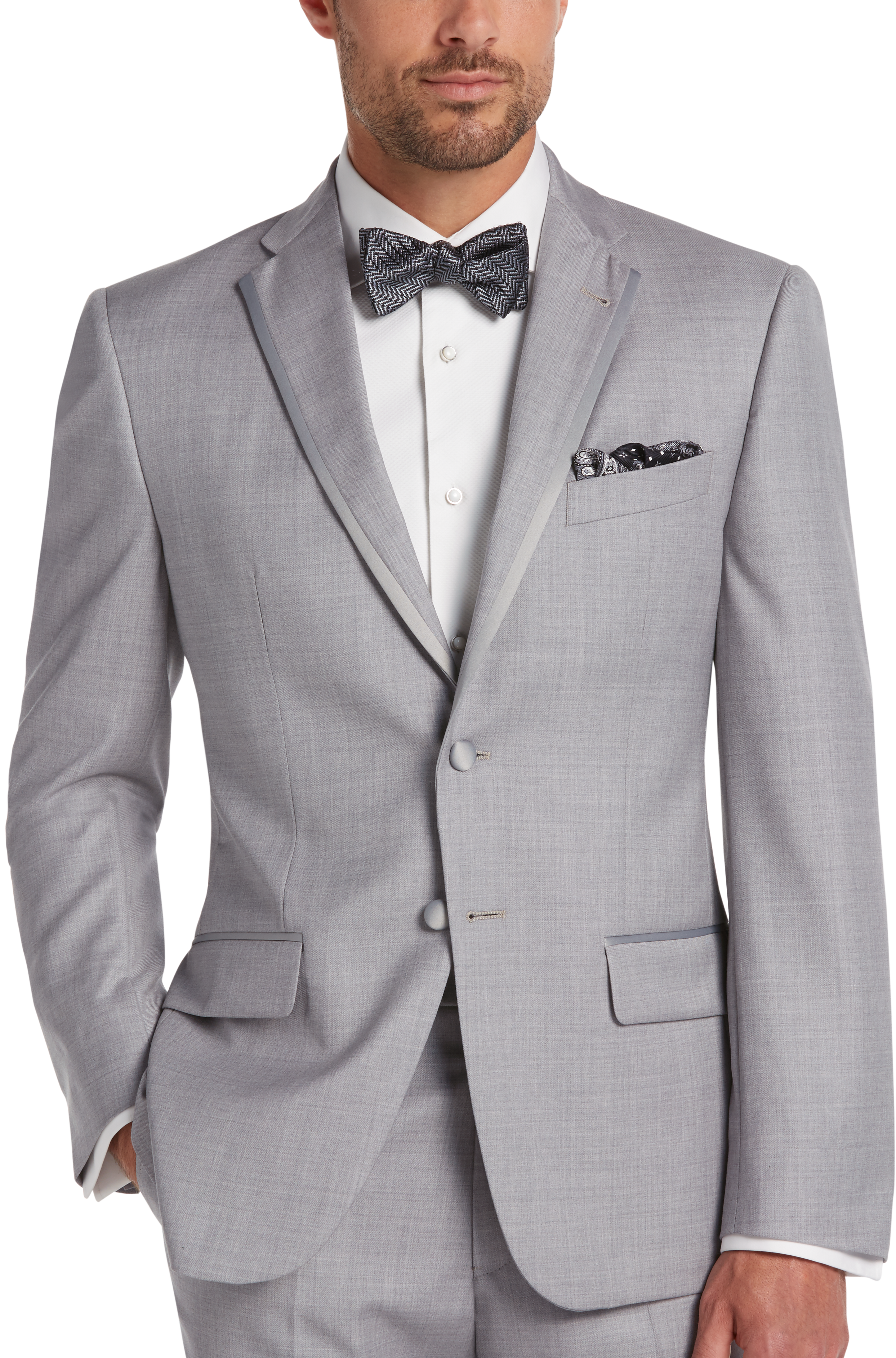 Light Gray Slim Fit Tuxedo Men S Tuxedos Joseph Abboud Men S Wearhouse