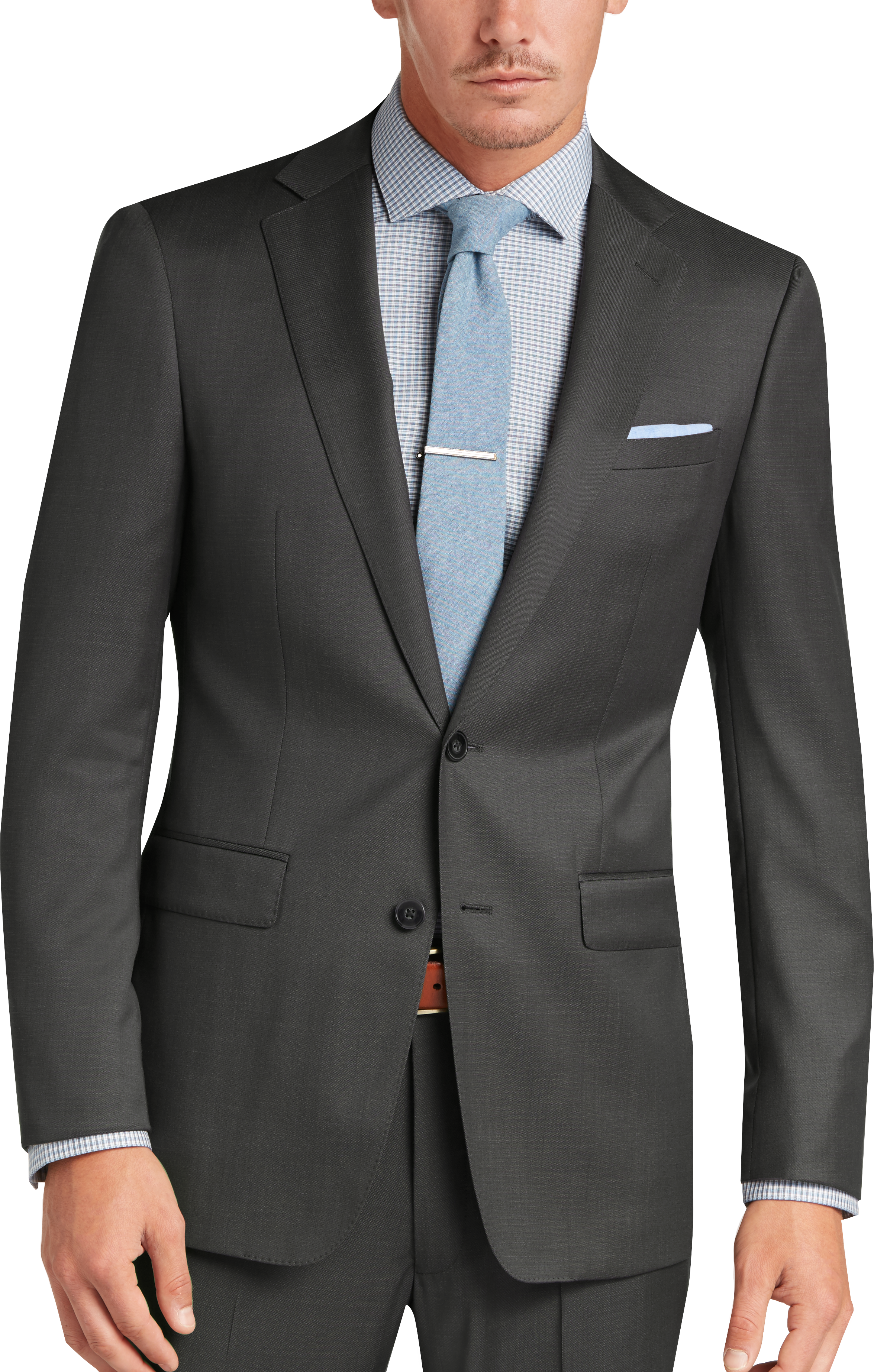 calvin klein grey suit